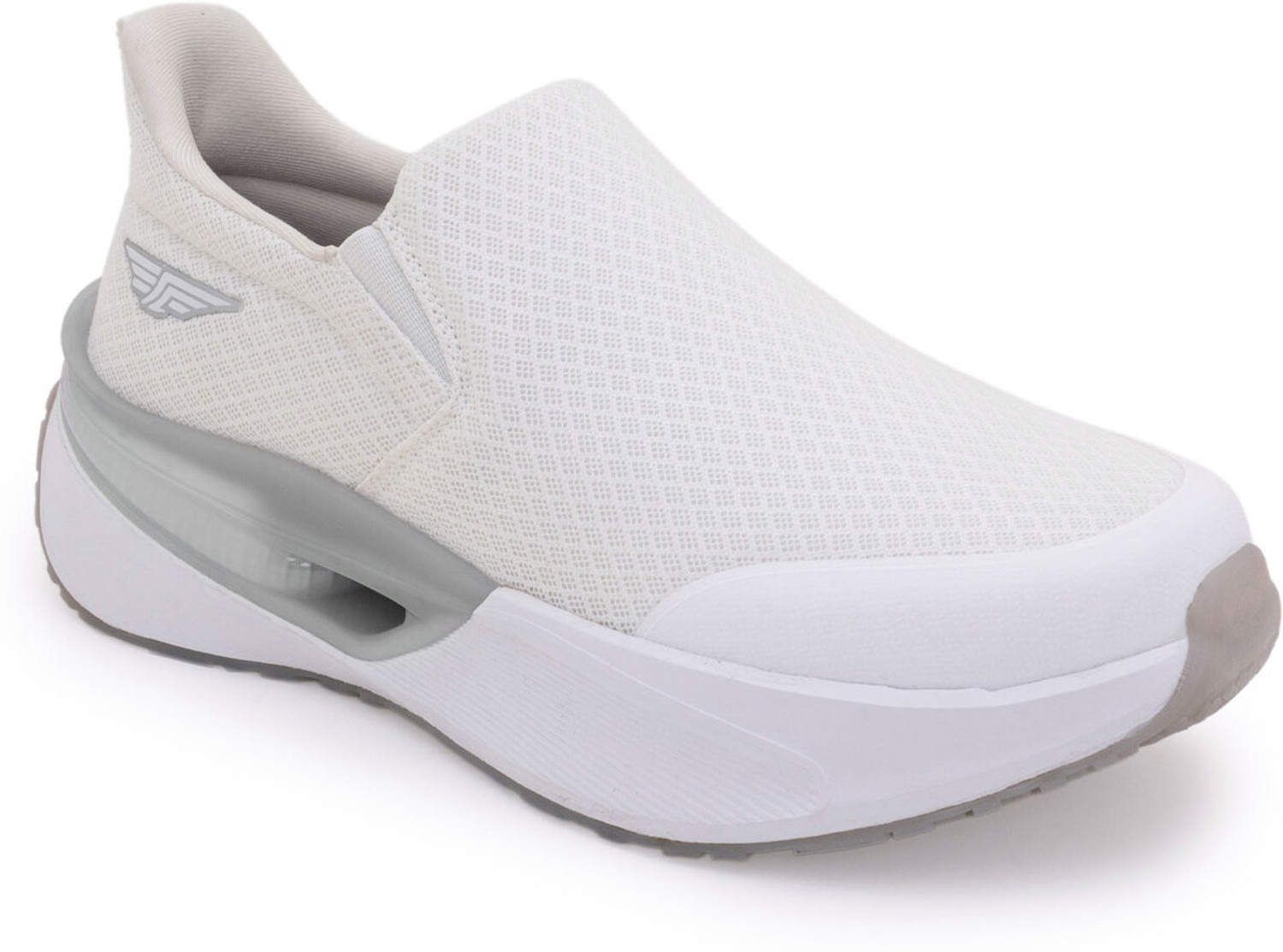 RED TAPE Walking Slip-On Shoes for Men in White Walking Shoes For Men