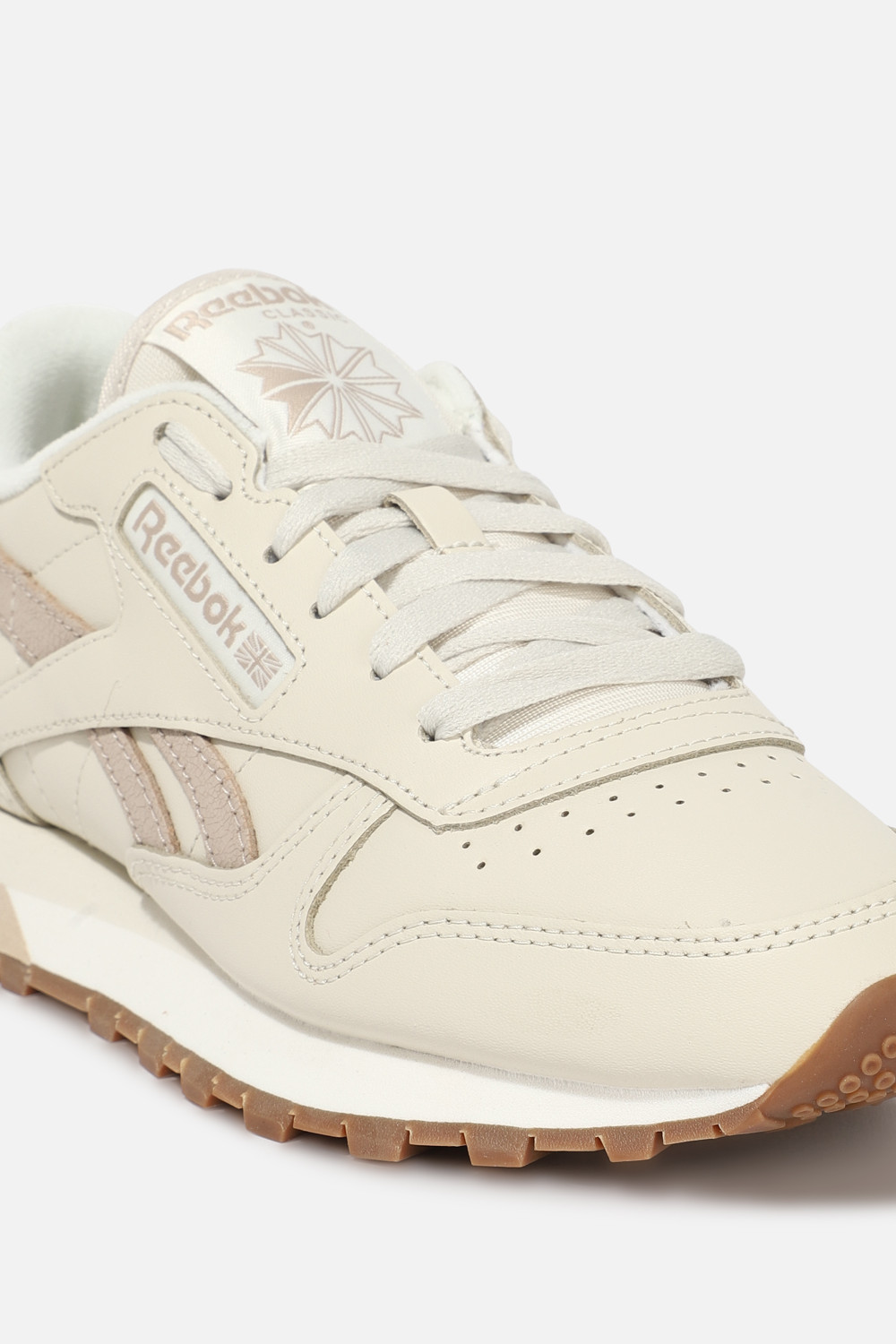 REEBOK Classic Leather Running Shoes For Women Beige Price History