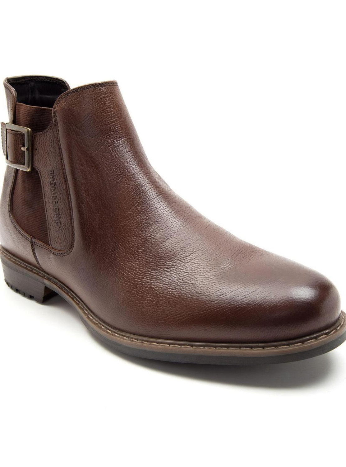 THOMAS CRICK Premium Leather Pull Tab Elasticated Side Cushioned Insol