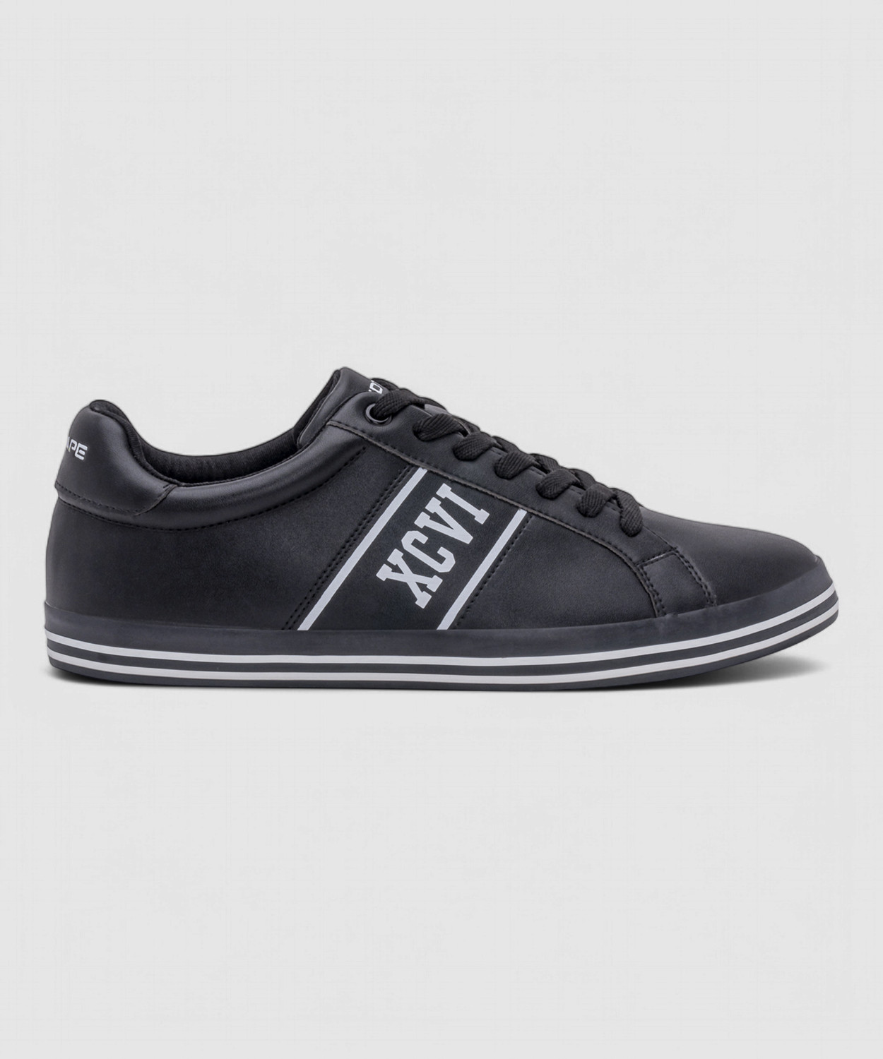 Sneakers For Men (Black, White , 9)