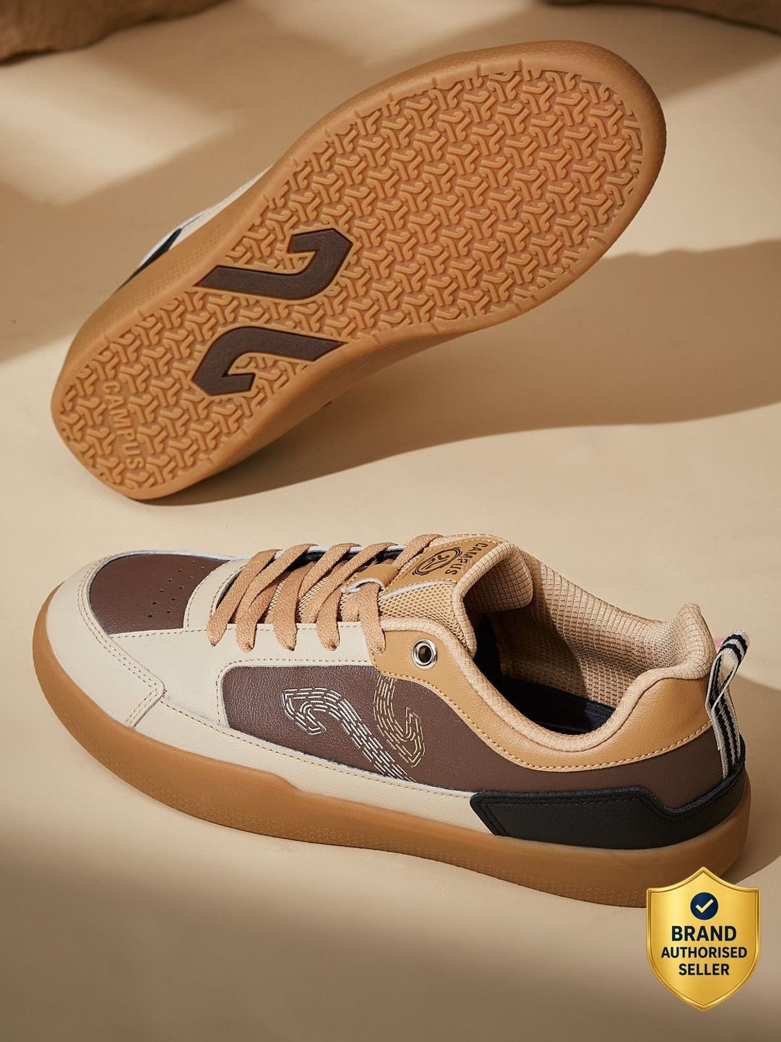 WAIVER Sneakers For Men (Brown , 10)