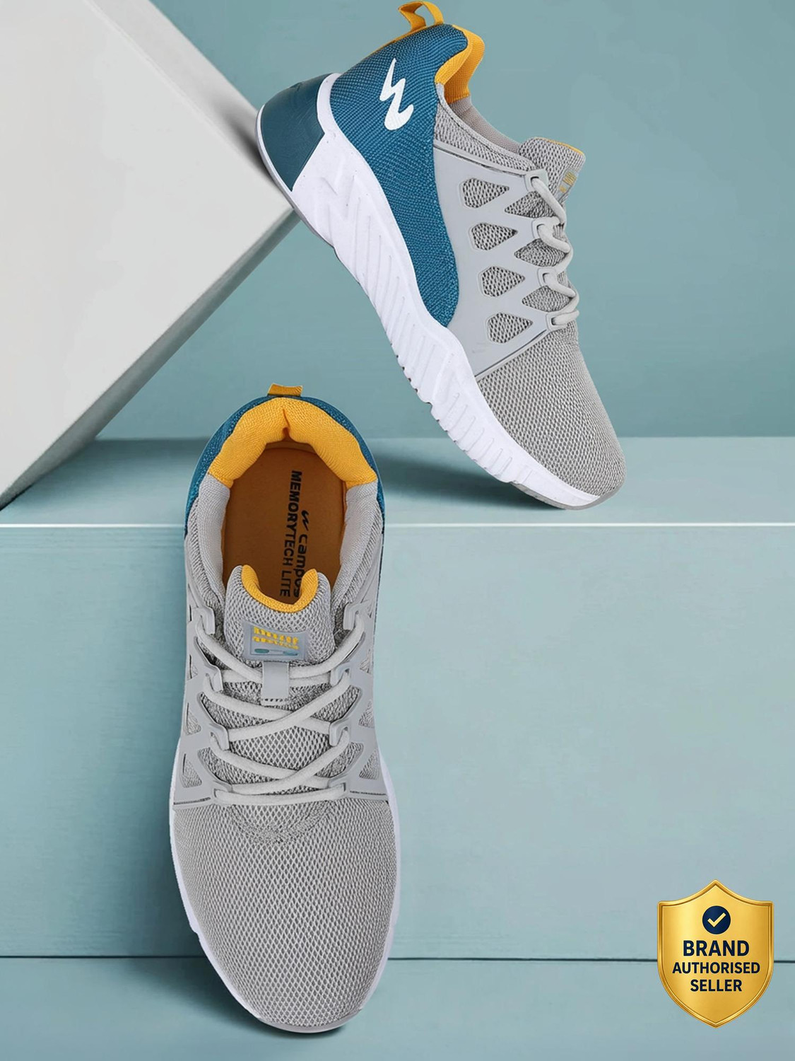 BARLEY Running Shoes For Men  (Grey)