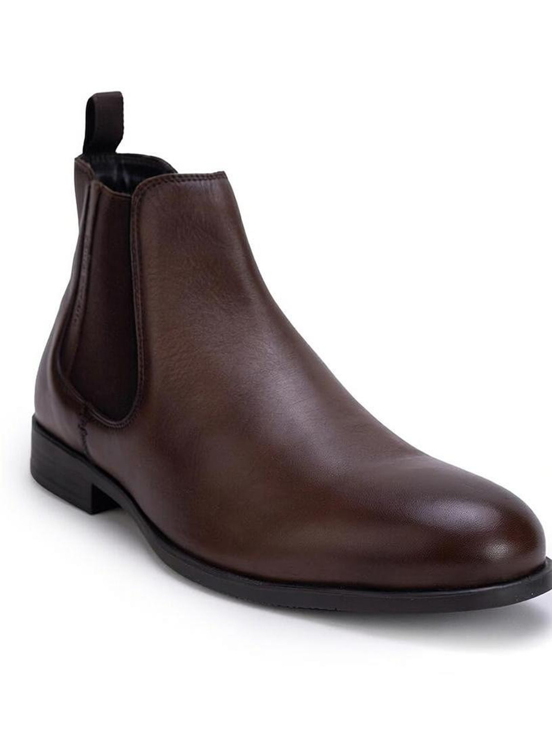 THOMAS CRICK Premium Leather Pull Tab Elasticated Side Cushioned Insol