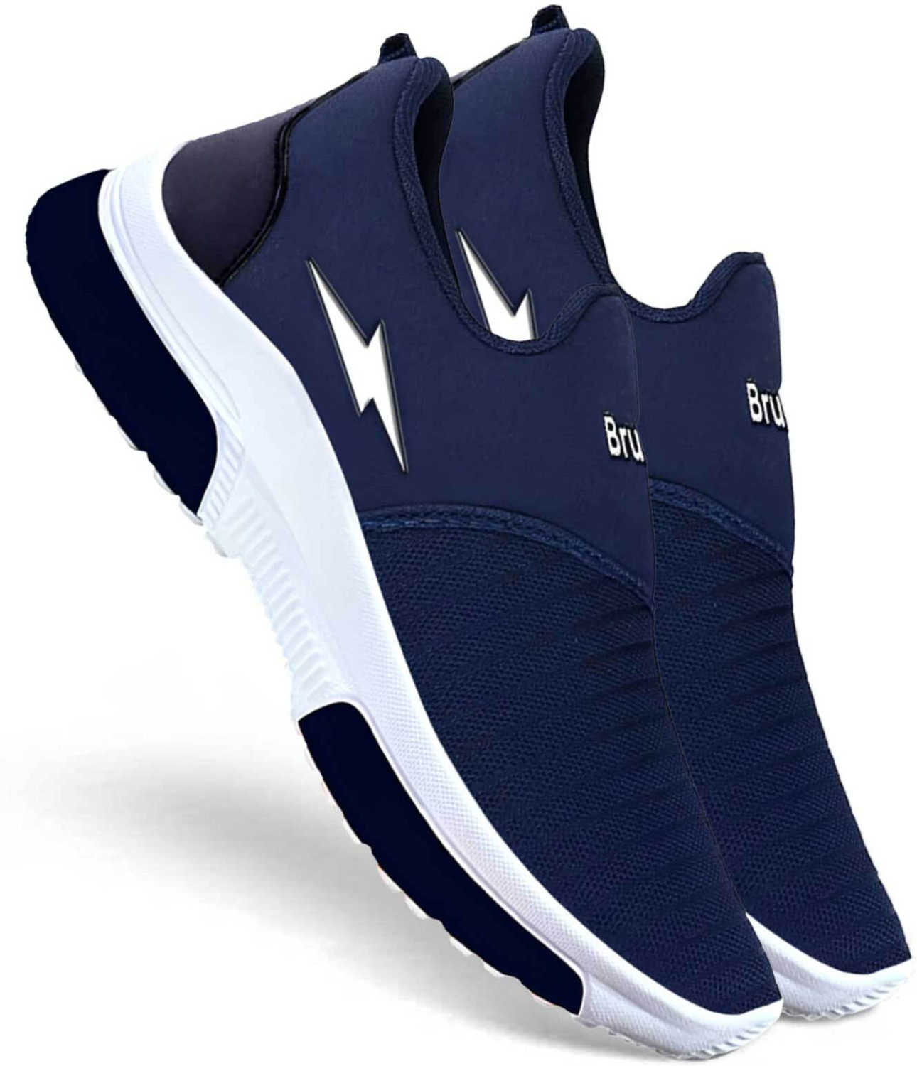 Image of Arivo Men's Chunky Sneaker Casual Sport Shoe With Thick Sole Walking Shoes For Men (Blue, White , 10)