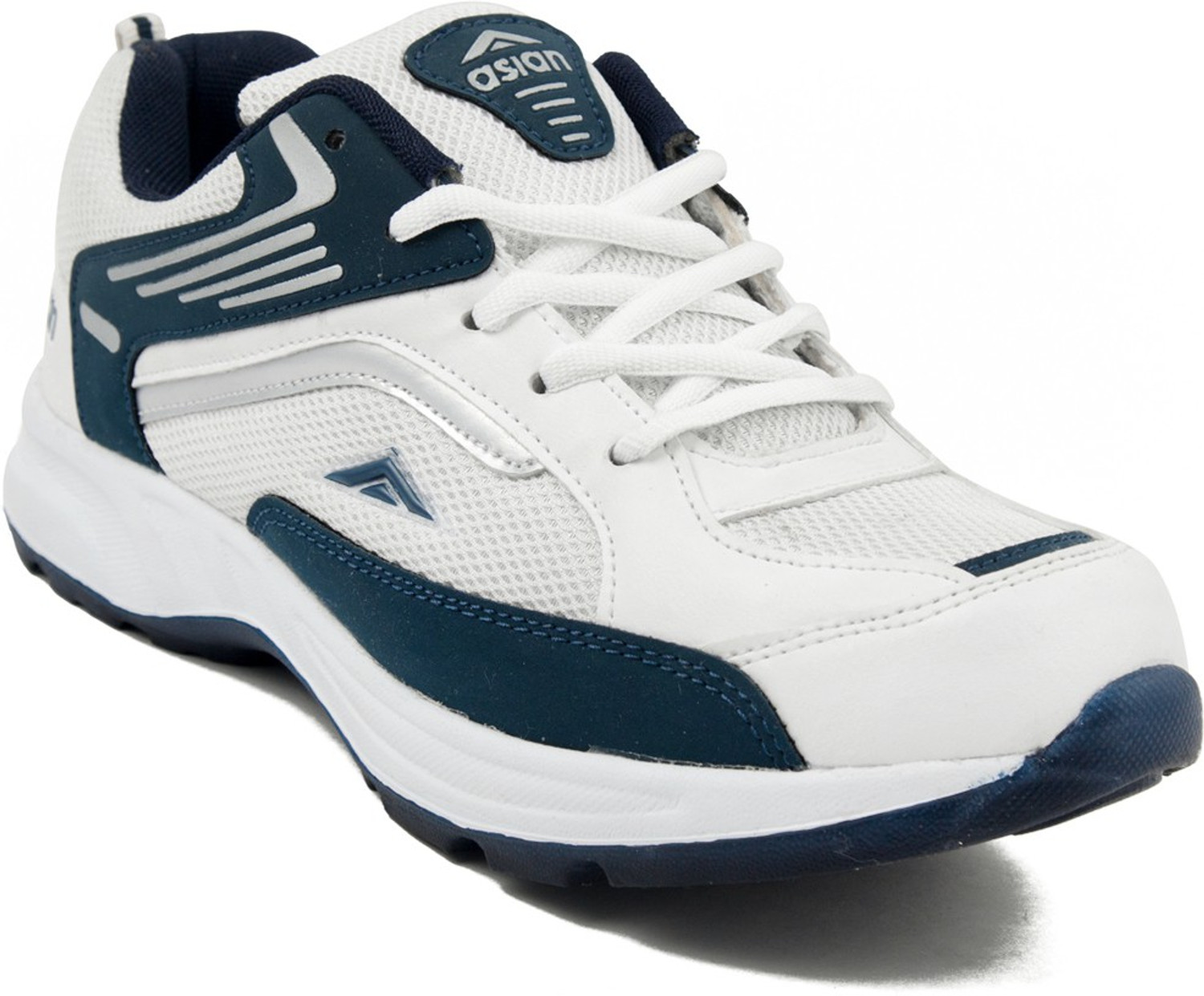 asian Future 01 White Navy Running Shoes Walking Shoes Training