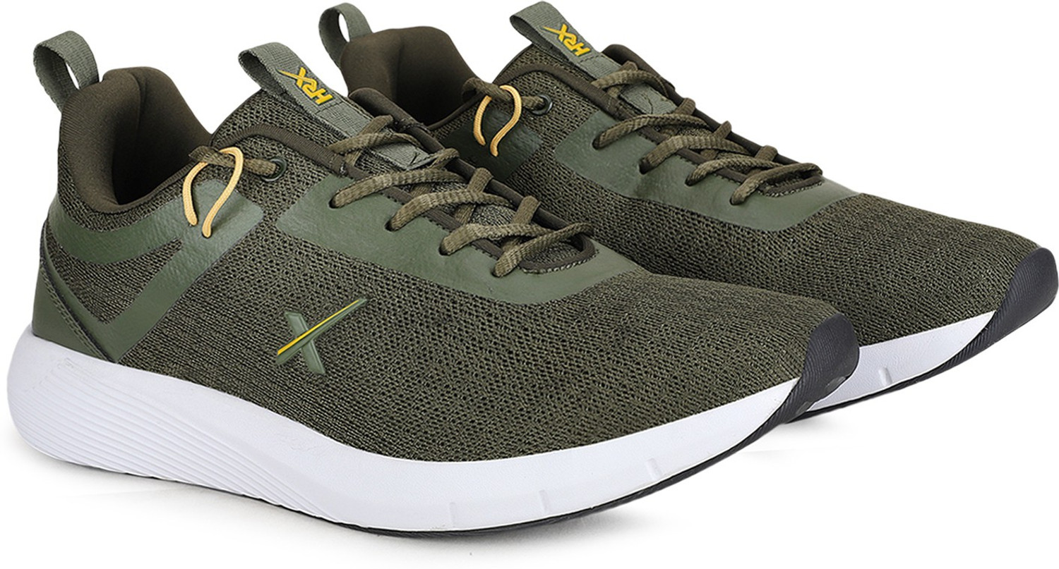 Hrx olive green shoes store
