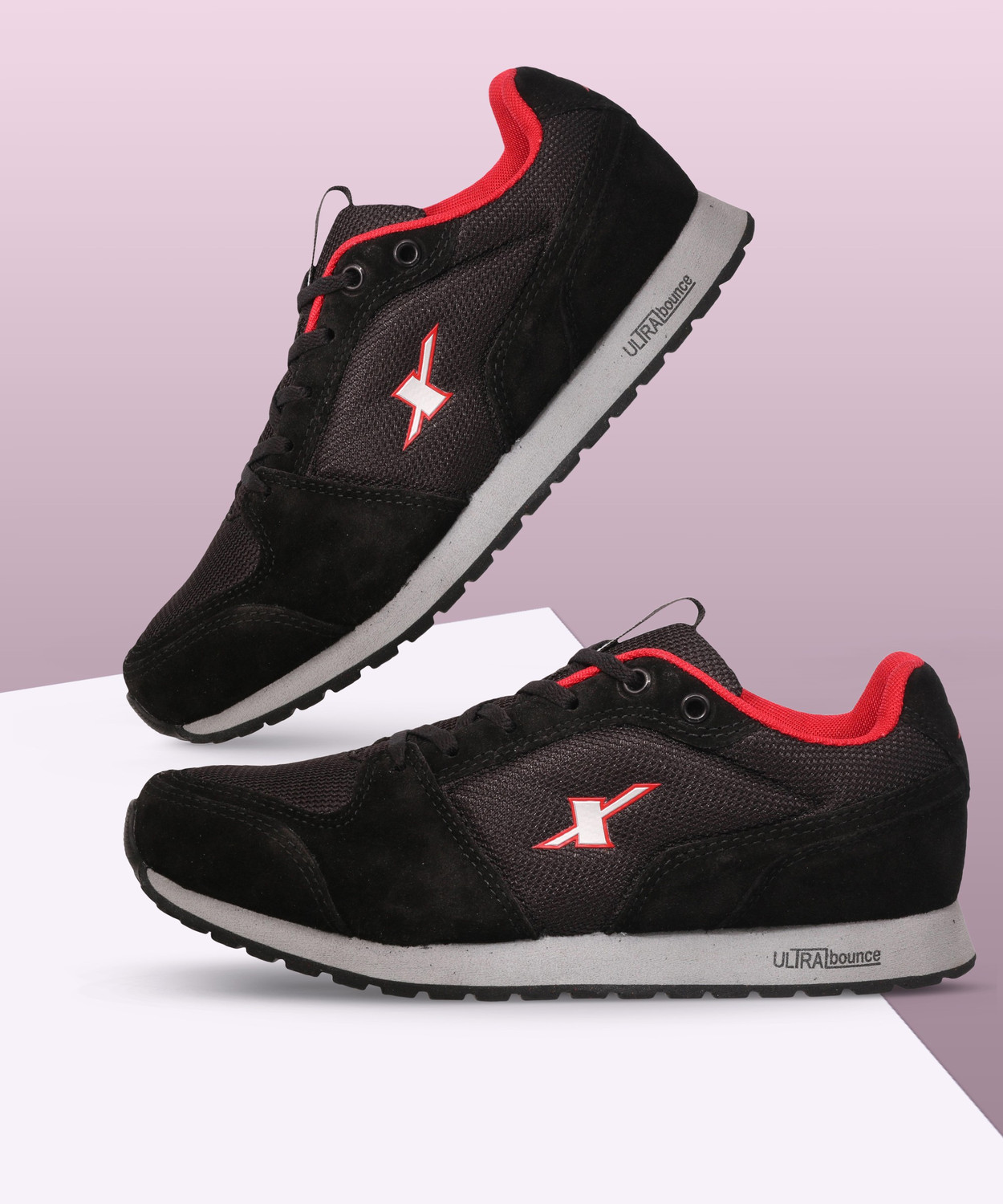 Sparx red and black shoes clearance