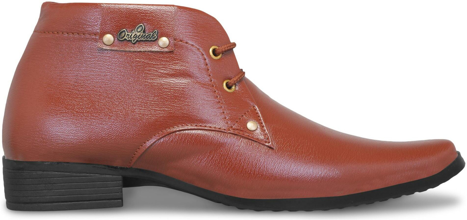 aadi Synthetic Leather Airmix Derby For Men Tan Price History