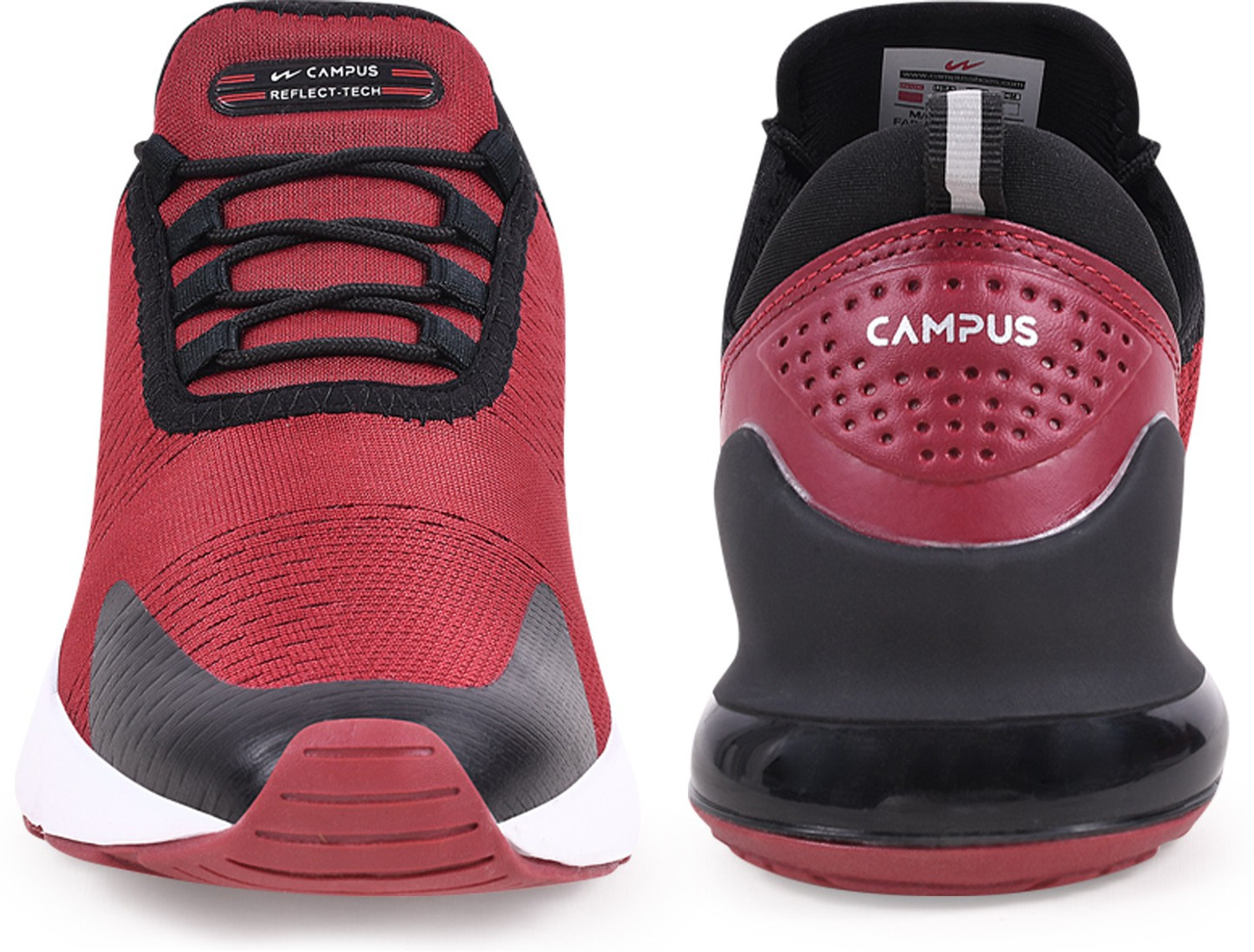 Image of CAMPUS DRAGON Running Shoes For Men (Burgundy , 12)