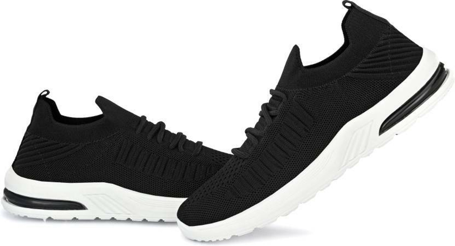 Image of Deals4you Sneakers For Women (White, Black , 3)