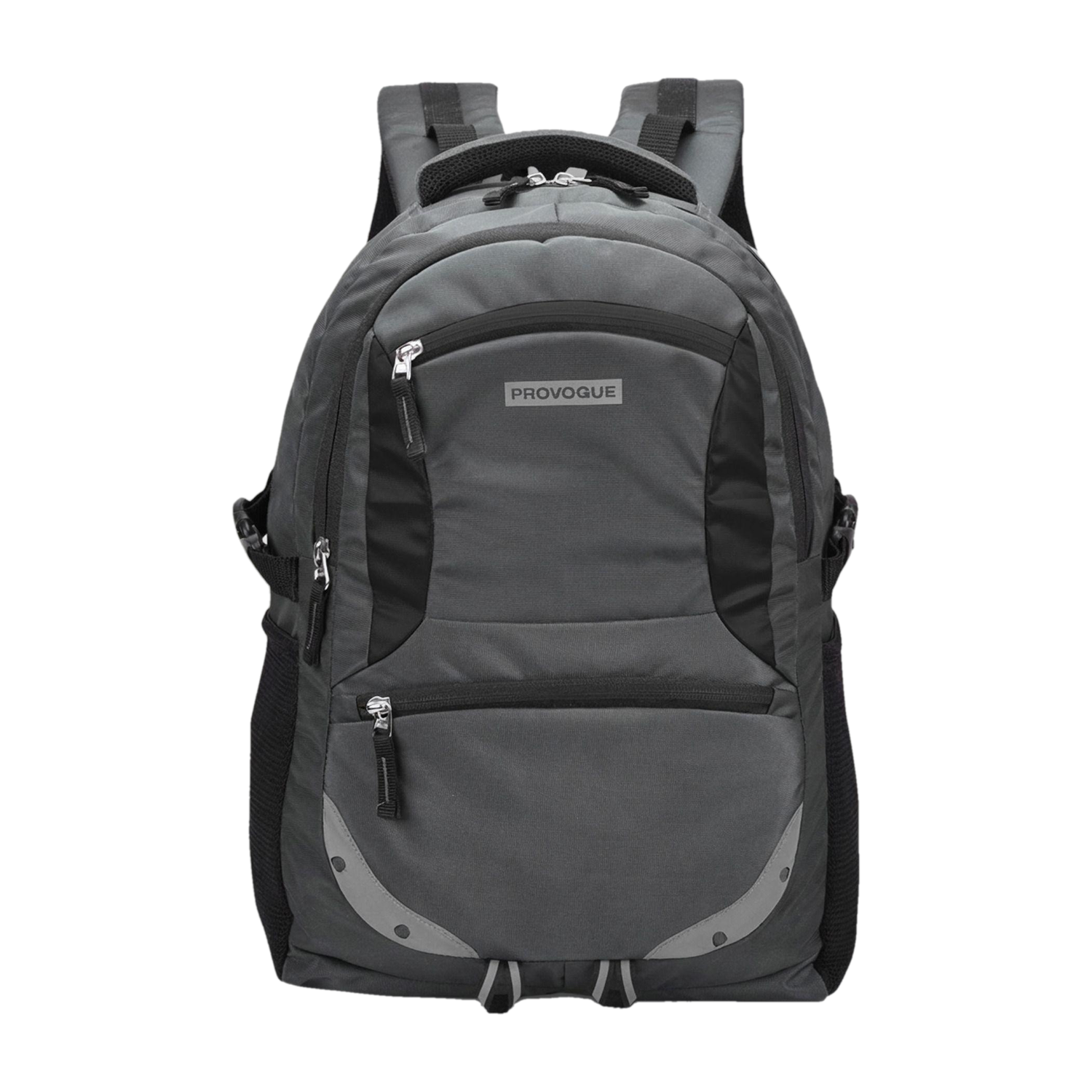 Large 35 L Laptop Backpack Spacy unisex backpack with rain cover and reflective strip  (Grey)