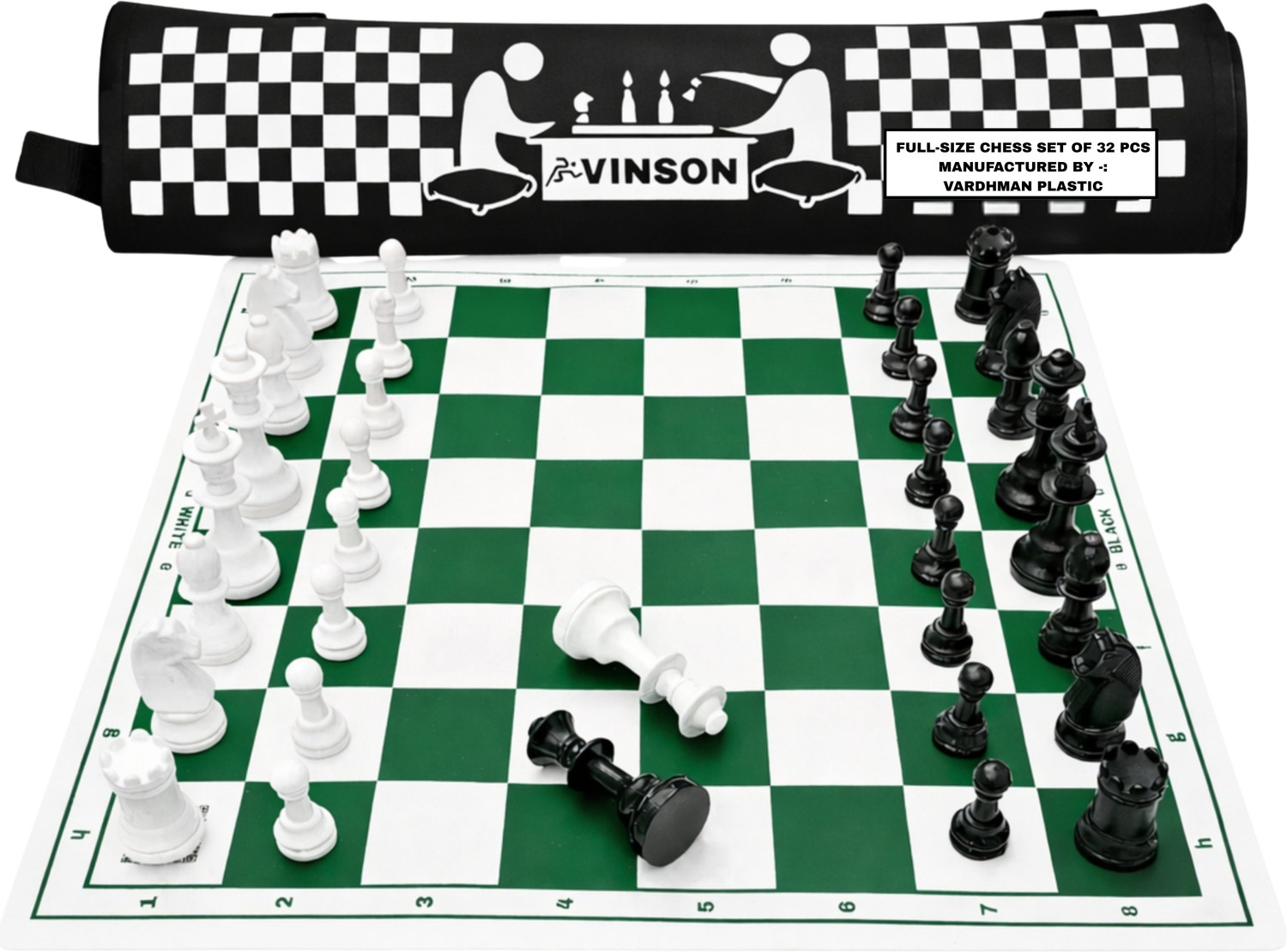 Image of mega star Magnetic Folding Travelling Chess Board Game - L25 x B25 x H4 cm Board Game Accessories