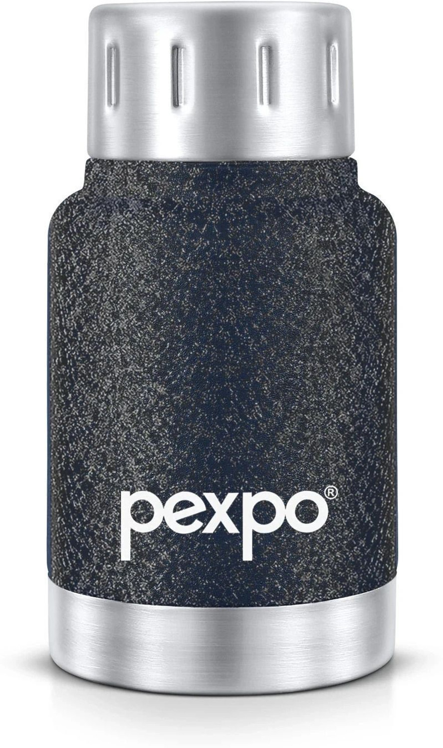 pexpo 12 Hrs Hot and Cold Water Bottle,Stainless Vacuum Insulated Cameo 160 ml Flask