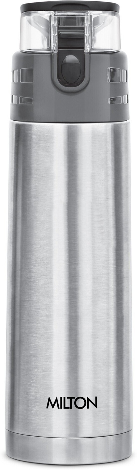 MILTON Atlantis600 600 ml Bottle  (Pack of 1, Silver, Steel)