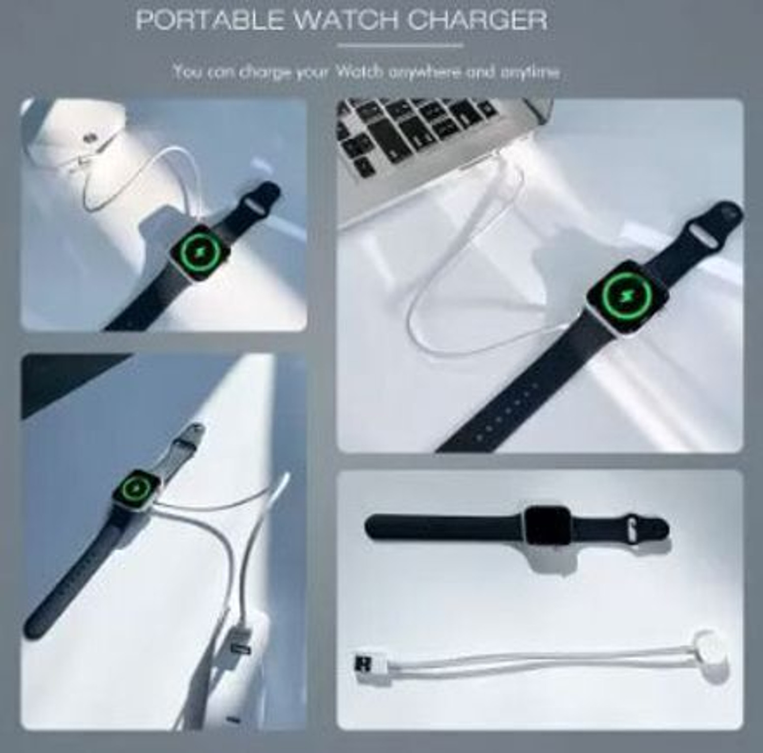 Image of ANBAZRJN Charger Compatible with T800 Ultra, T900 Ultra Sport Smartwatch Charging Pad Charging Pad