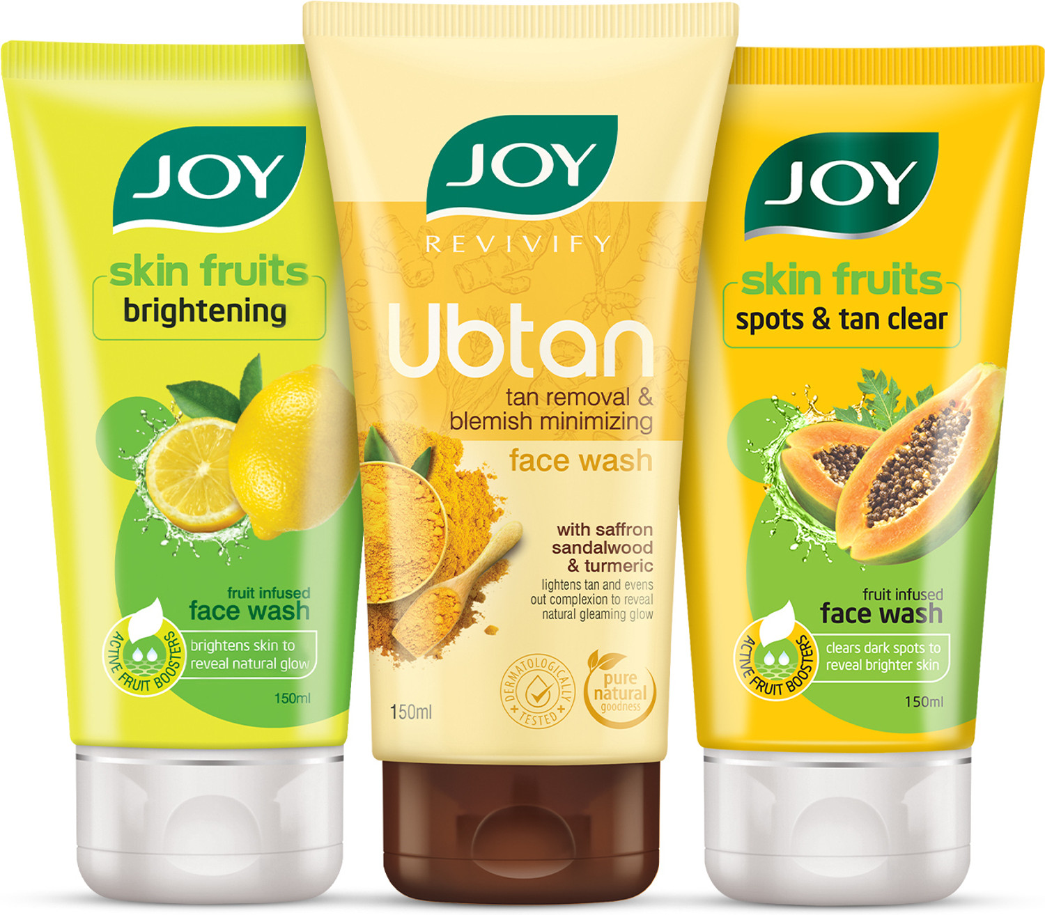 Joy Signature Brightening Lemon face wash 150ml, Spots & Tan Clear Pap