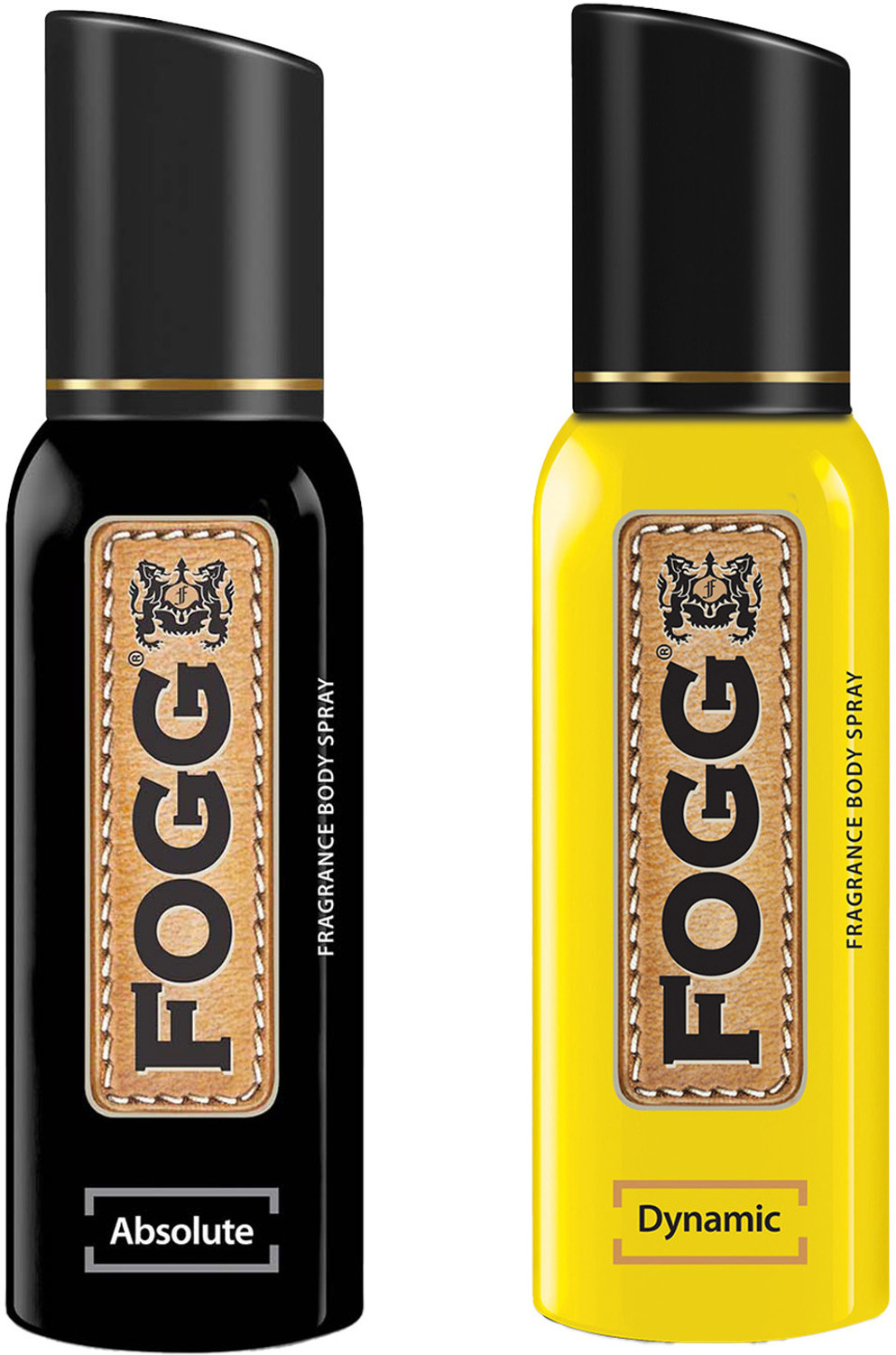FOGG Deo Combo Pack (ABSOLUTE + DYNAMIC 300ml) Body Spray  -  For Men  (300 ml, Pack of 2)