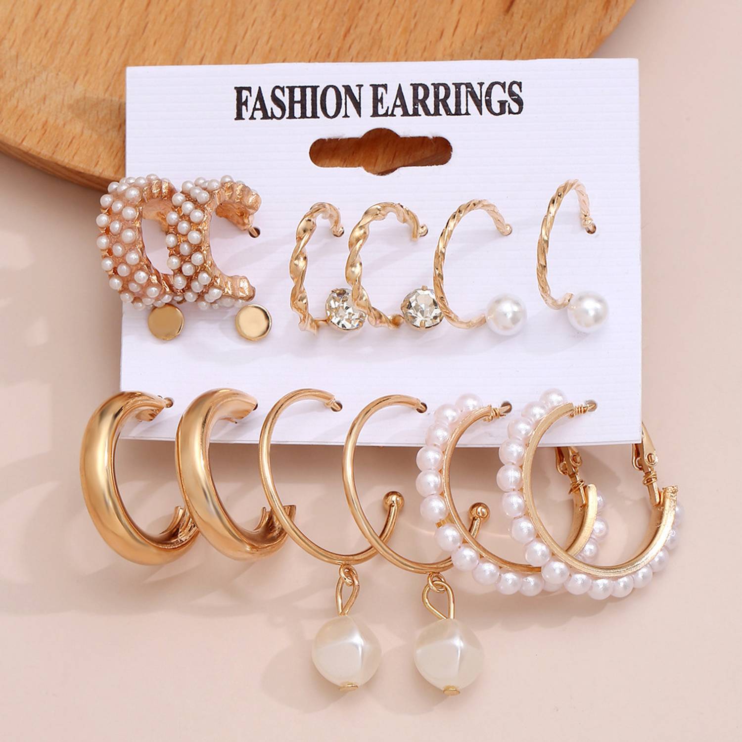 Celestique Alloy Stud Earring, Hoop Earring