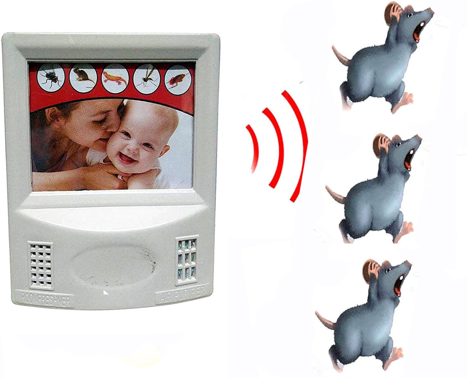 Image of PYXBE Mosquito Killer Lamp USB Electric Nano Wave Anti Fly Bug Night Light killar Lamp Electric Insect Killer Indoor (Suction Trap)