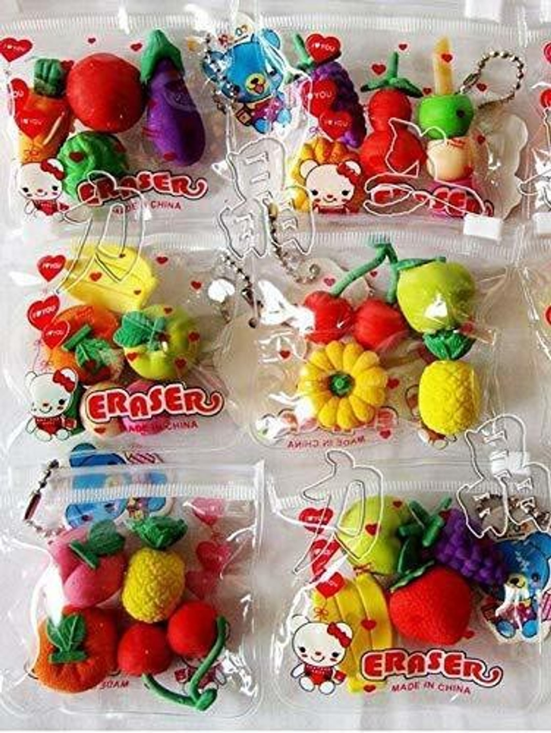 Image of DOMS Dust Free Coloured Non-Toxic Eraser (Set of 100, Multicolor)