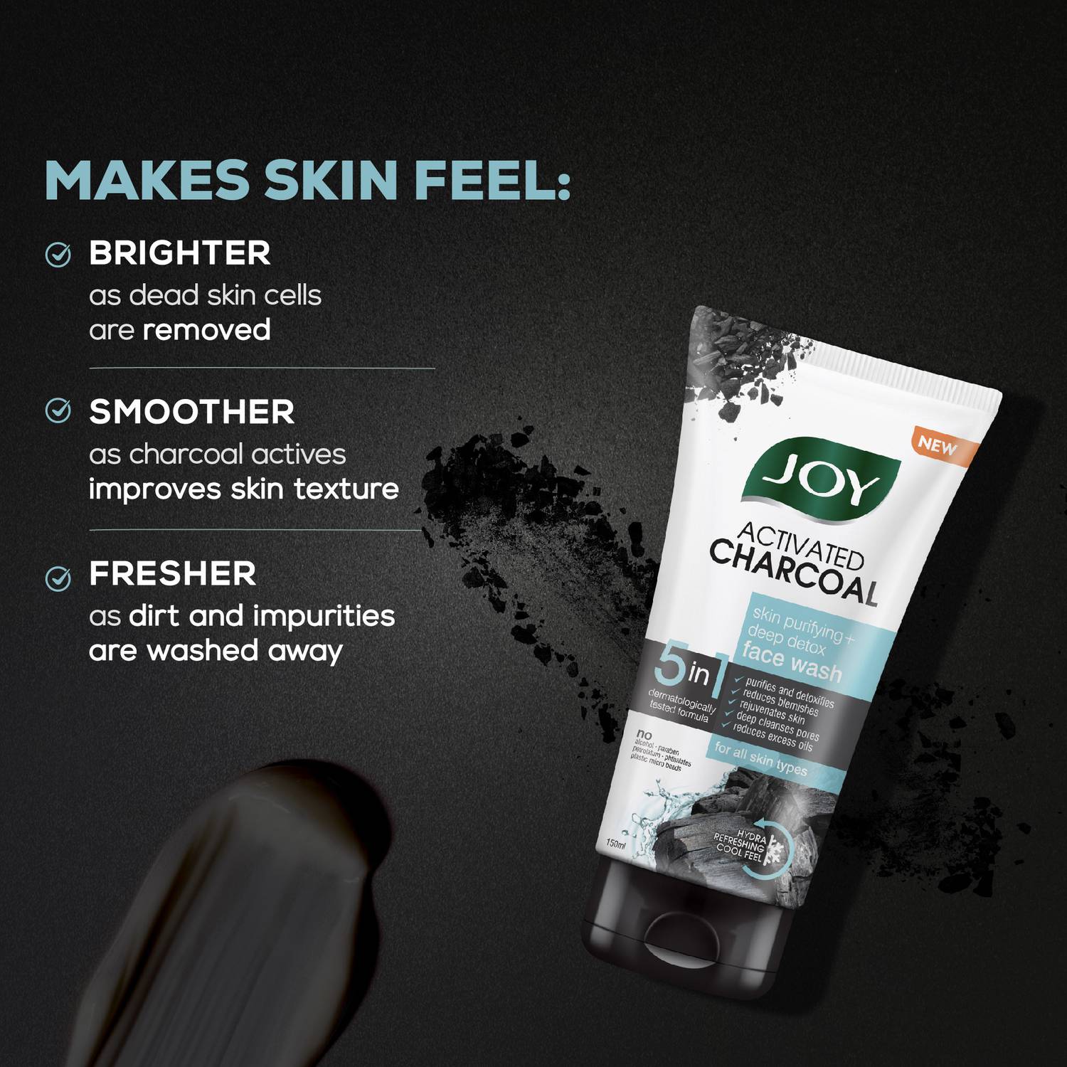 Ubtan Tan Removal & Charcoal Face Pack of 2 · 100 ml (200 ml total) - Image 5