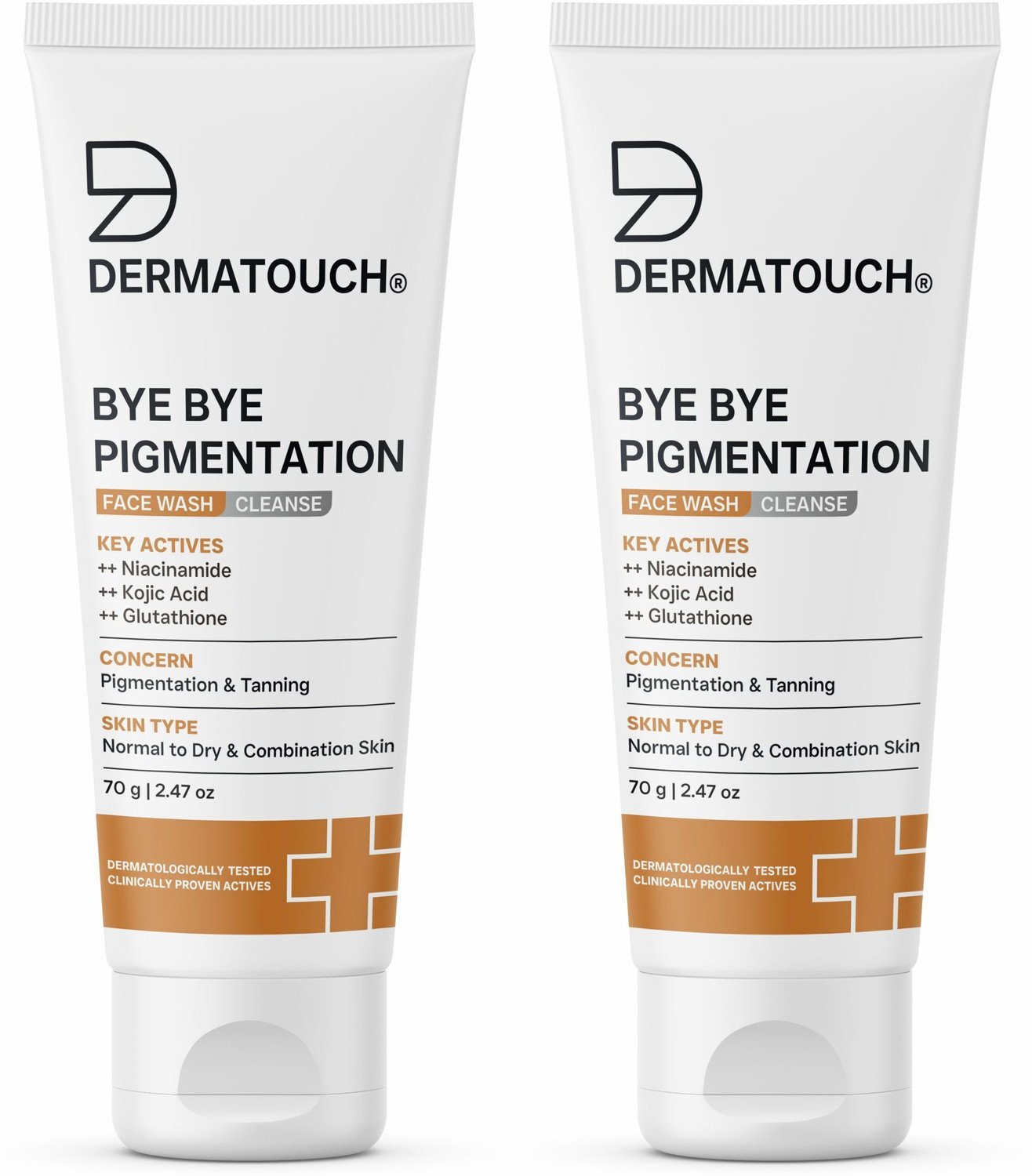 Dermatouch Bye Bye Pigmentation Niacinamide, Kojic Acid, & Glutathione Face Wash