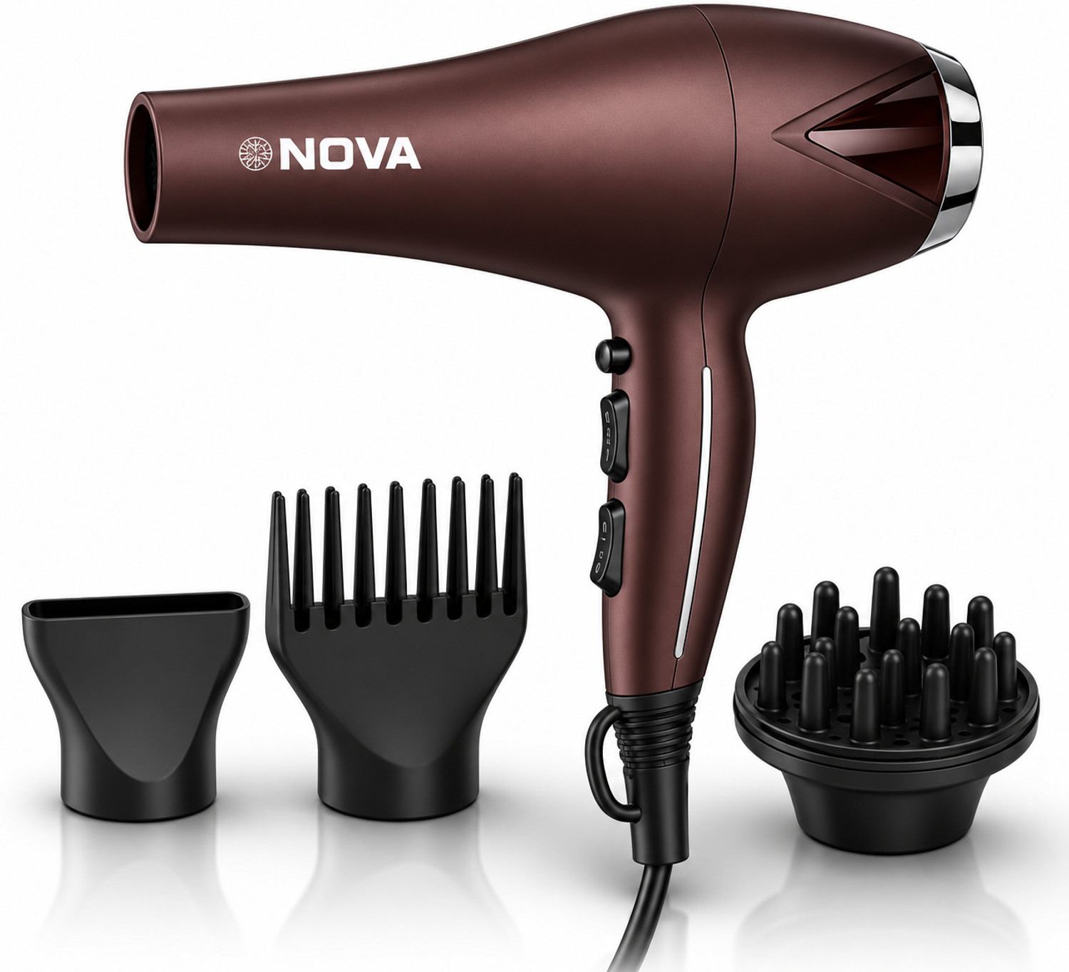 Image of Ikonic Professional IK-183 HAIR DRYER Hair Dryer (1800 W, Black)