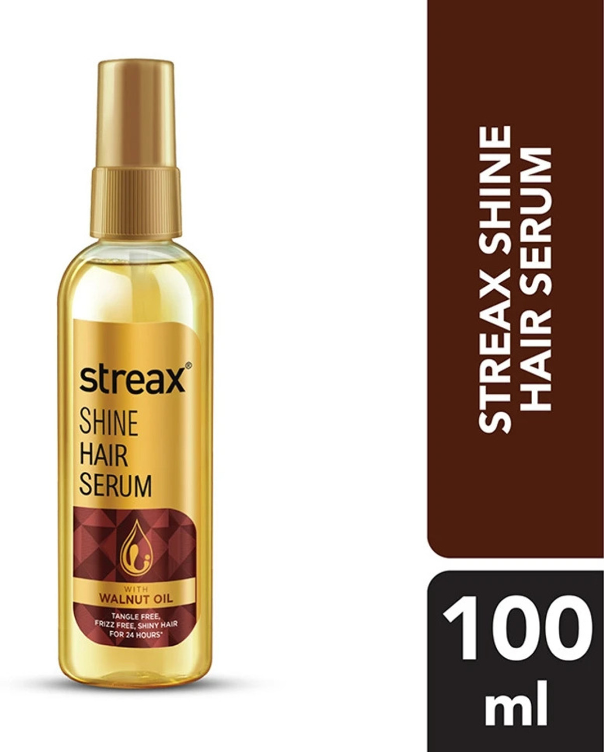 Streax Walnut Oil Hair Serum – Smooth Shine, ₹256