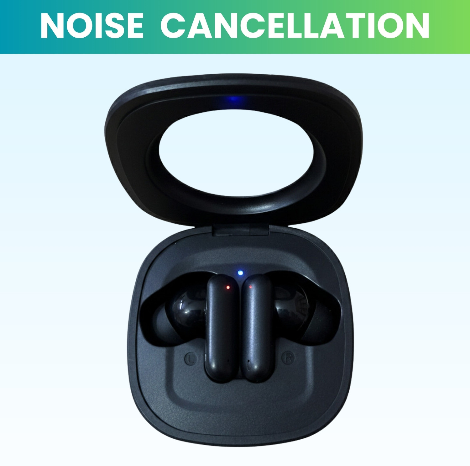 Image of Lynacz Original True Wireless Earbuds T110 Compatible with realme Android Devices Bluetooth Headset (Black, In the Ear)