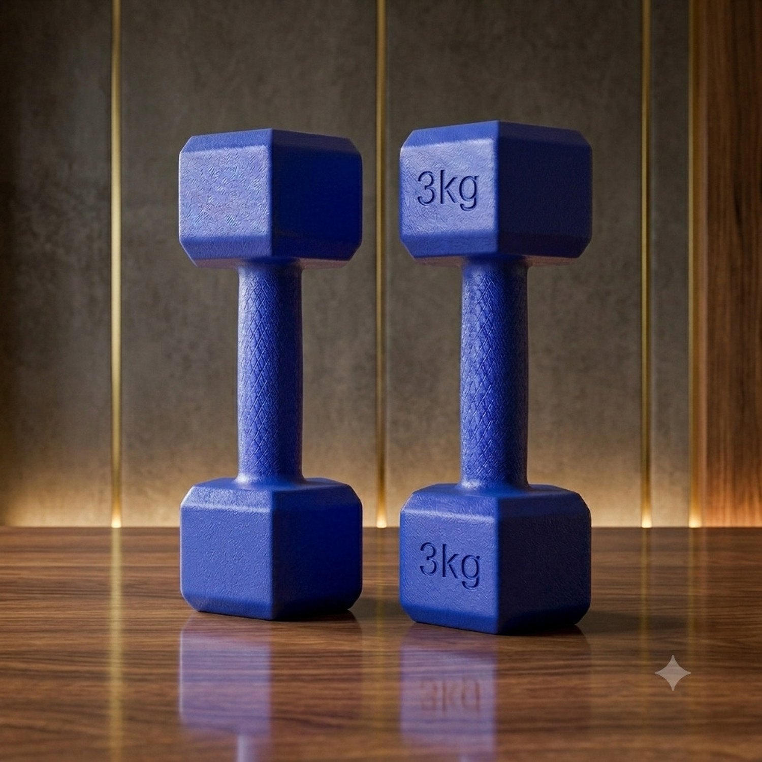 Image of WILORA 6 kg 3KG HEXA DUMBBELL SET (2PC'S*3KG'S=6KG'S) FOR HOME WORKOUT Home Gym Combo