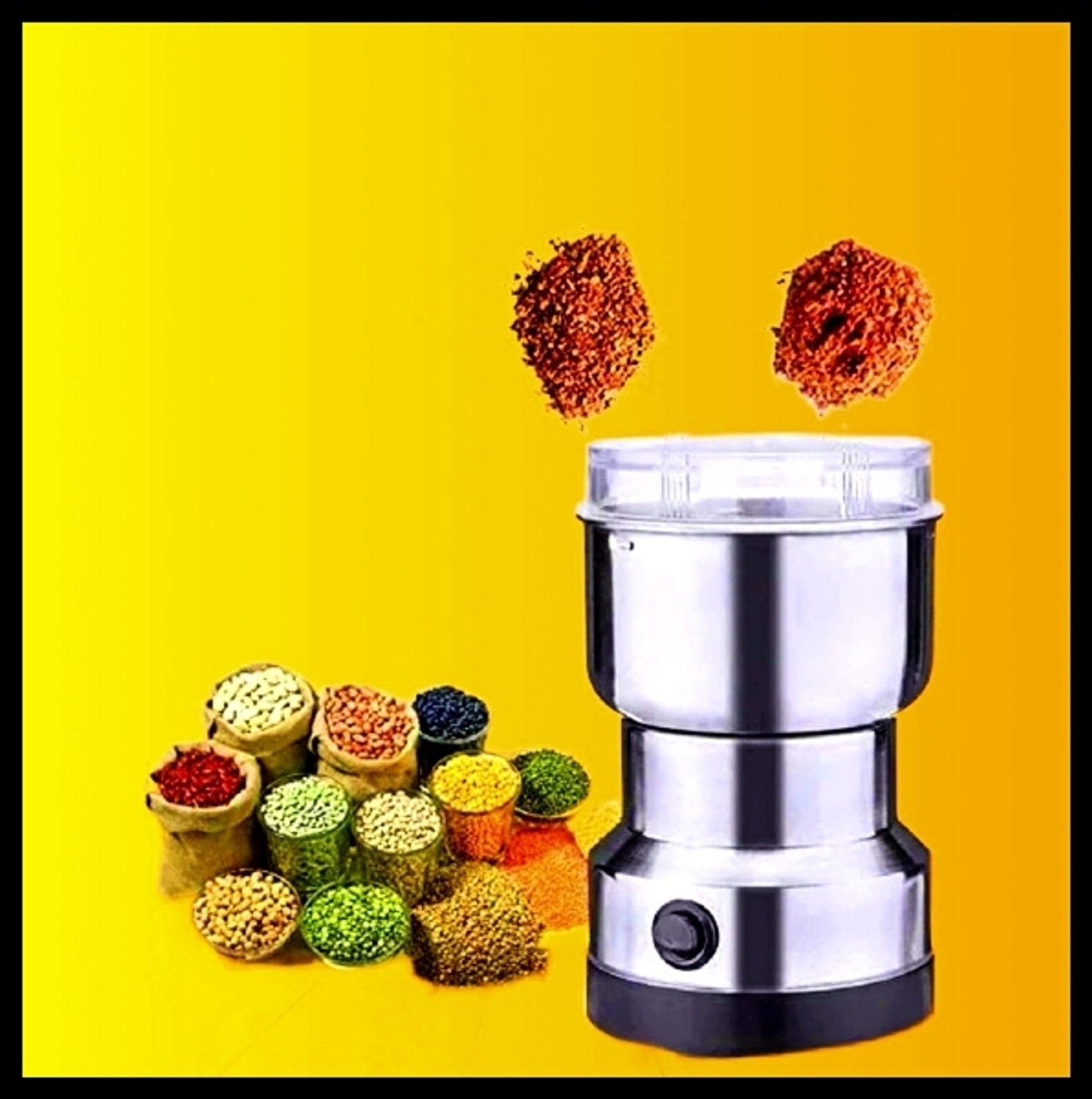 Image of Manasa Pro 450 W Juicer Mixer Grinder (Portable Grinder, USB Rechargeable Mini Grinder, Electric Grinder for mix 24 | 1 Jar | Silver)