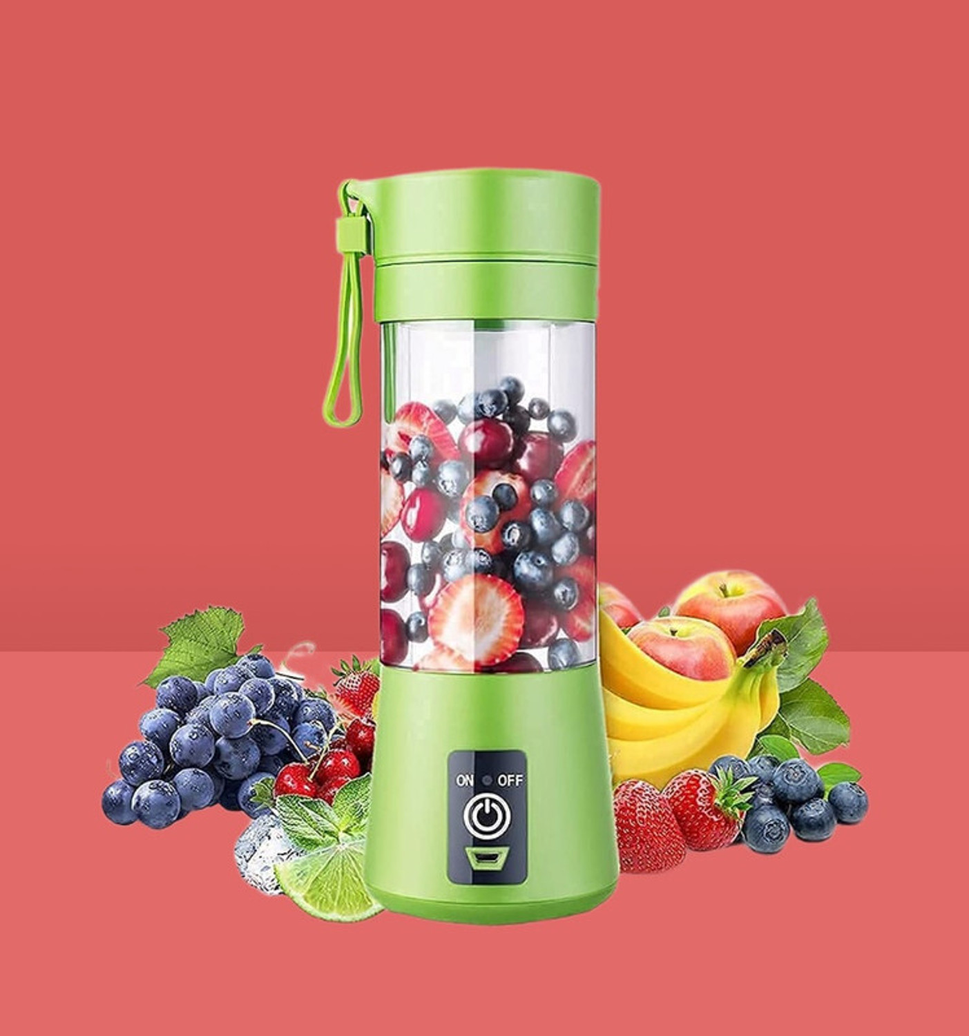 Image of SS brother Pro Fruit Juicer 200 W Juicer Mixer Grinder (Portable Electric Fruit Juicer Maker14 | 1 Jar | Multicolor)