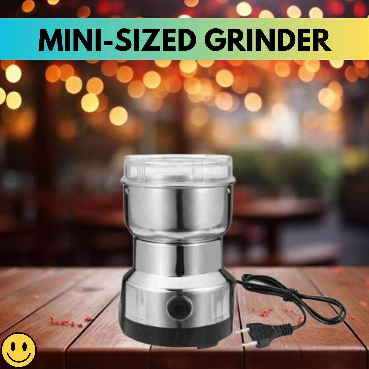 Image of Manasa Grinder 1 200 W Mixer Grinder (Electric Mixer Grinder, Coffee Maker for Kitchen Nuts, Masala & Onion GarlicK267 | 1 Jar | Silver)