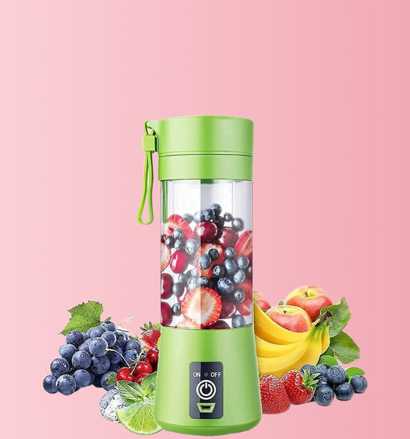 Image of SS brother Pro Fruit Juicer 200 W Juicer Mixer Grinder (Portable Electric Fruit Juicer Maker14 | 1 Jar | Multicolor)