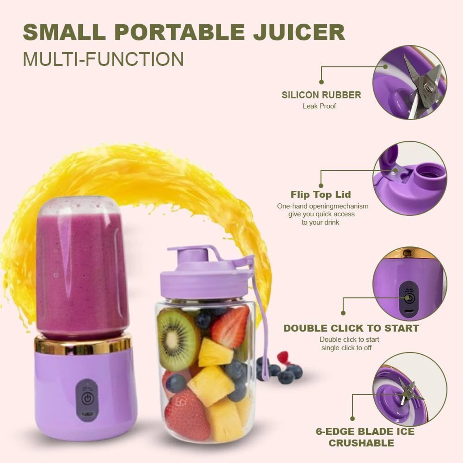 Image of MAXIVE No 25 W Juicer (Juice Blender52 | 1 Jar | Multicolor)