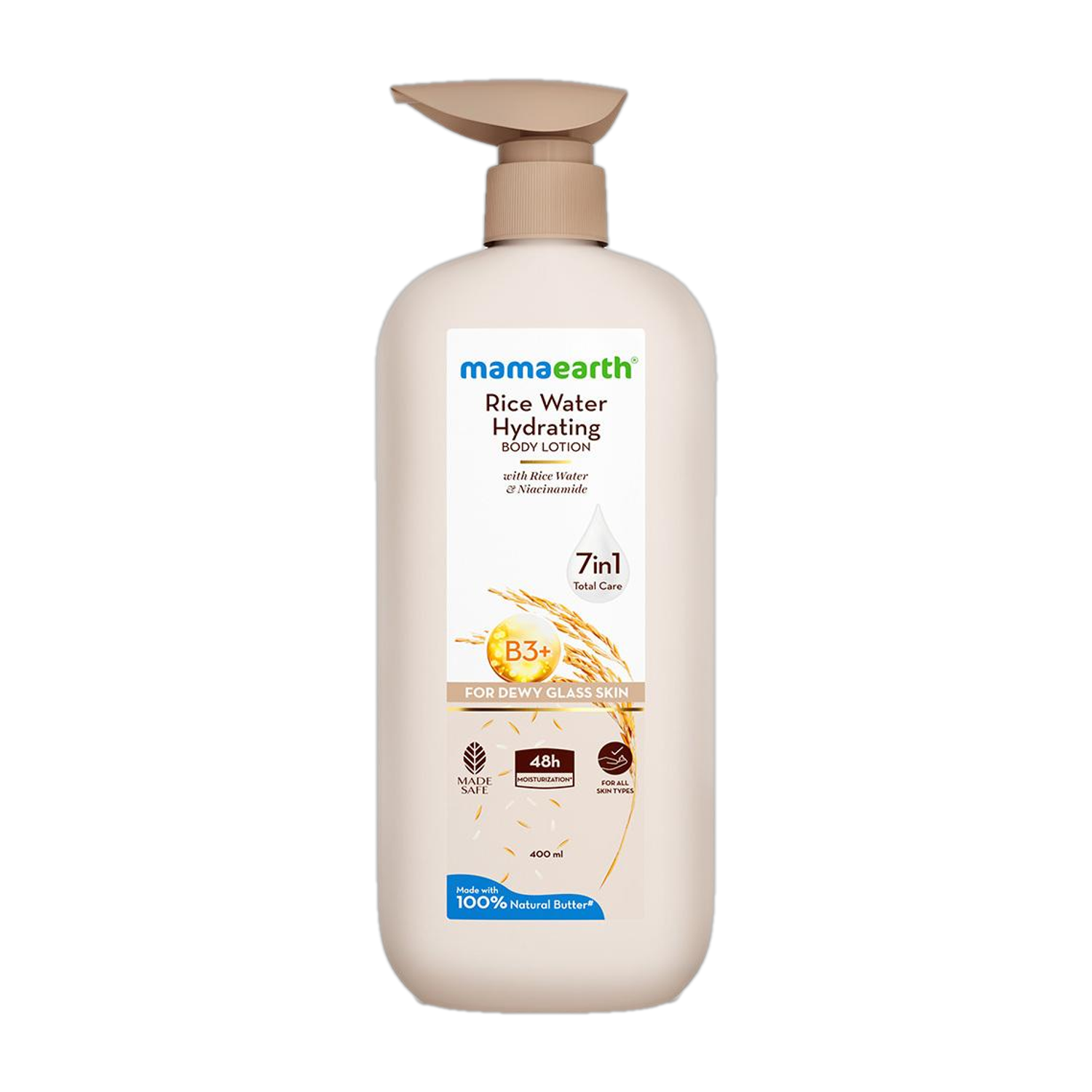Mamaearth Rice Water Hydrating Body Lotion with Rice Water & Niacinami