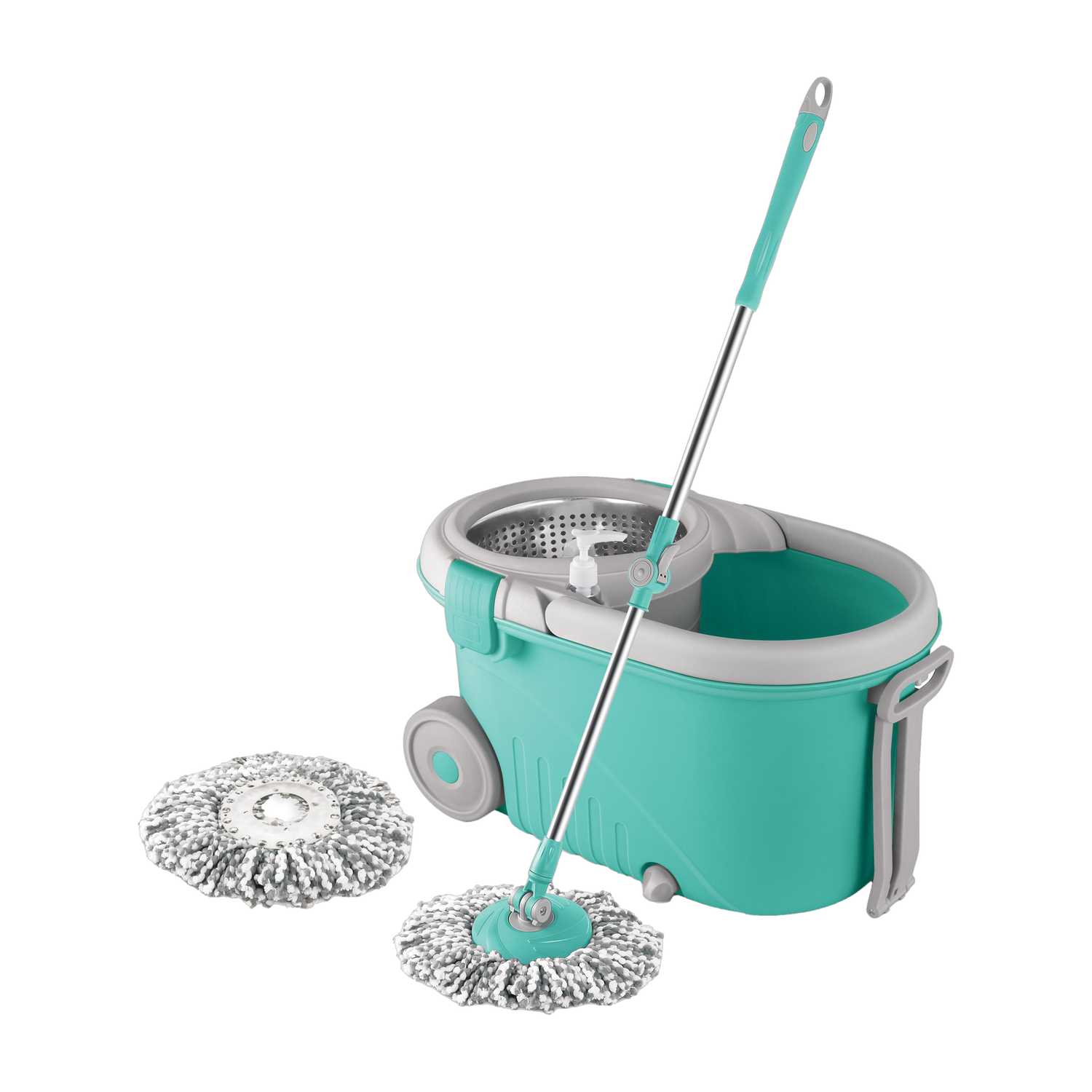 Spotzero by Milton ROYALE STEEL WRINGER SPIN MOP Mop, Bucket