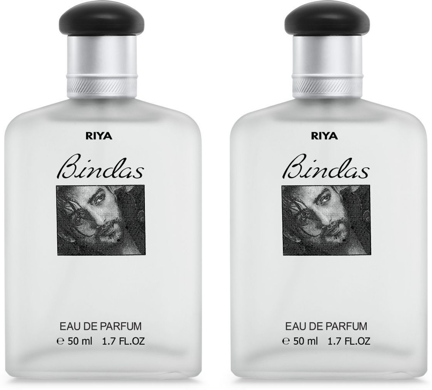 RIYA BINDAS For Men Woody Long Lasting Fragrance Pack of 2 50 ML Each 