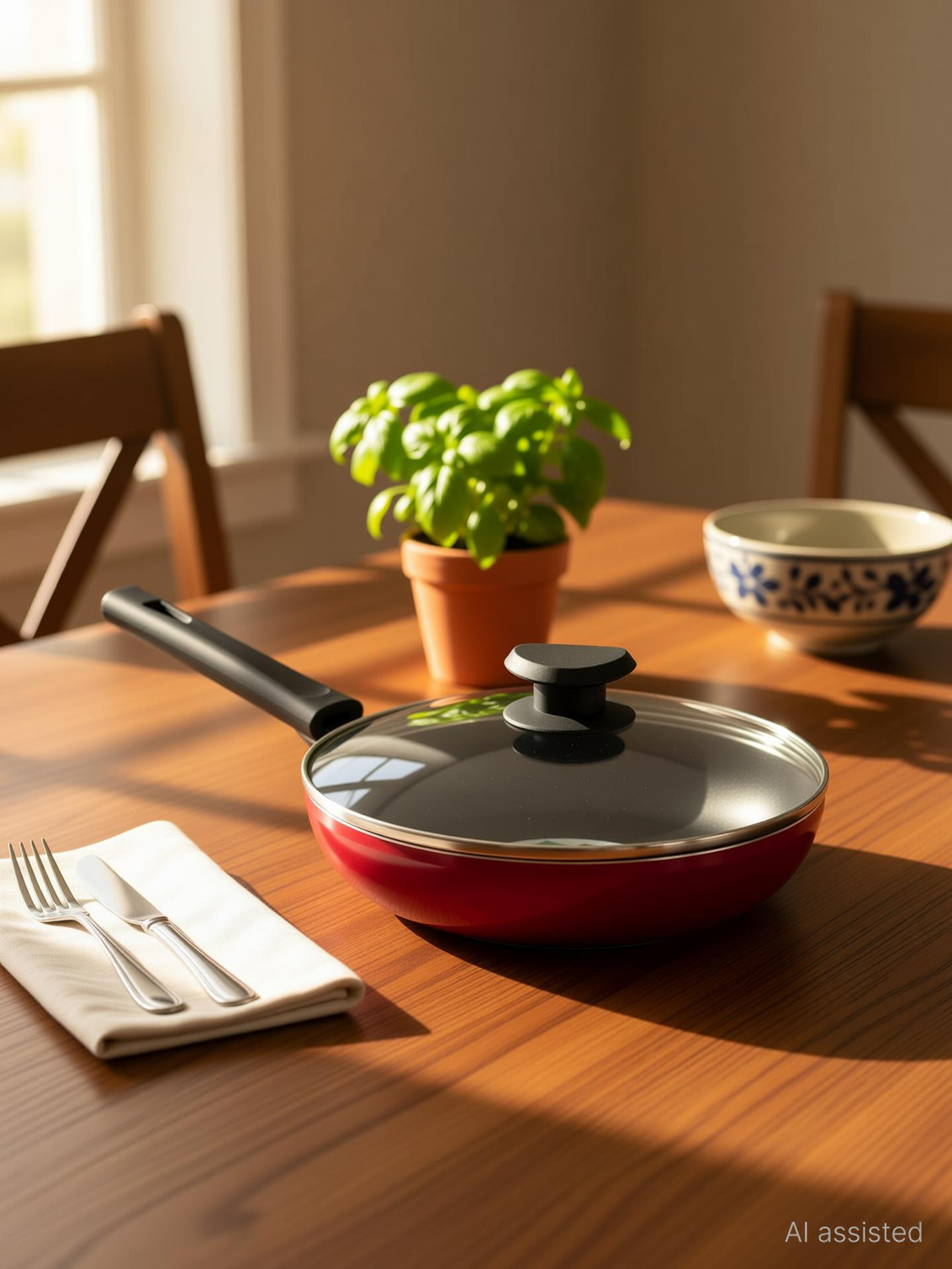 Image of BERGNER Ultimate ILag Marble Non-Stick Induction Base Fry Pan 20 cm diameter 1.2 L capacity (Aluminium, Non-stick, Induction Bottom)