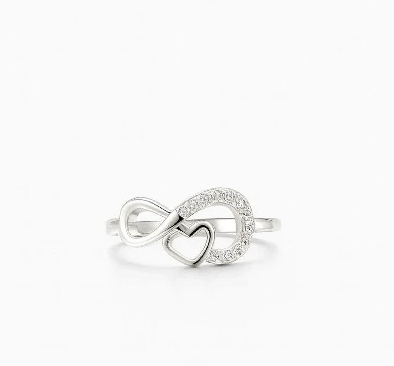 Image of SHAAVA Rhodium Plated Pure Silver Ring