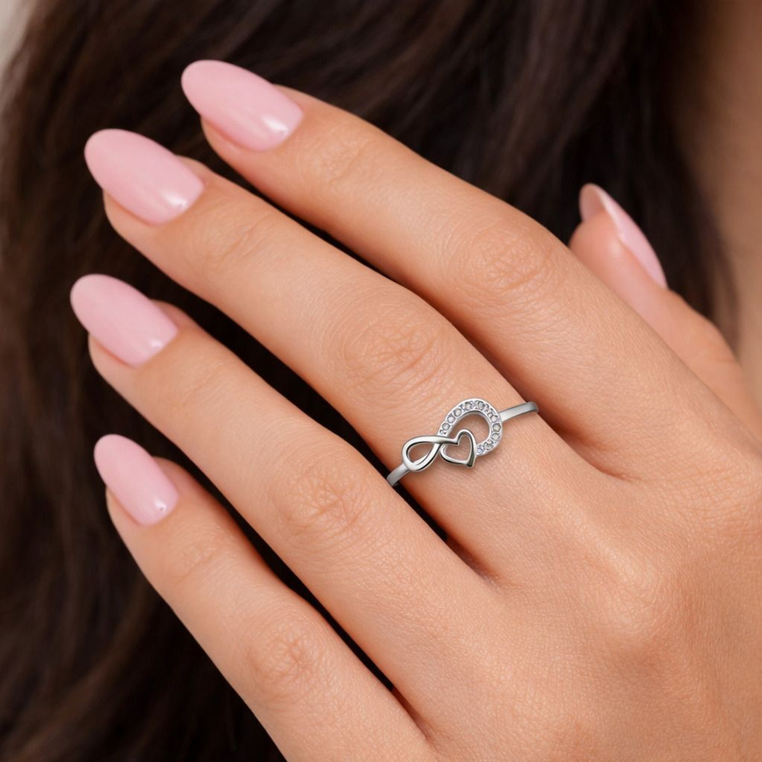 Image of SHAAVA Rhodium Plated Pure Silver Ring