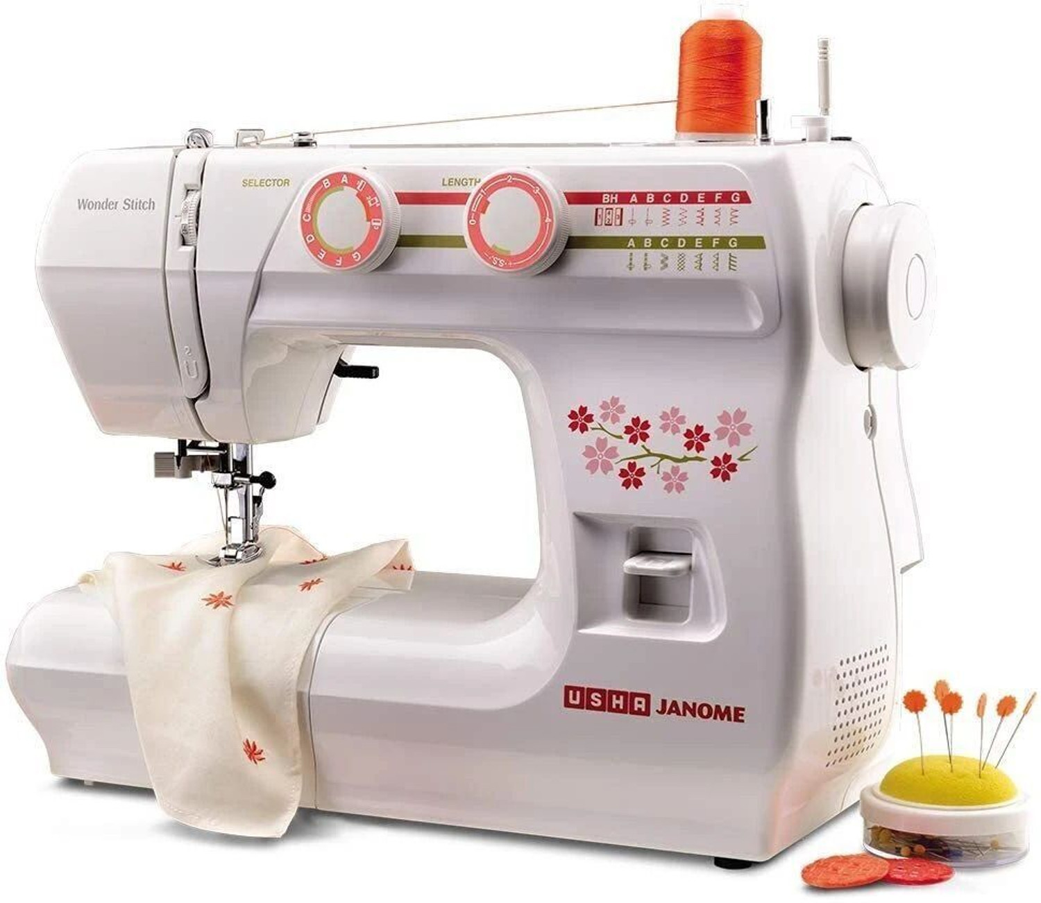 USHA NEW WONDER STITCH WITH COVER AUTOMATIC SEWING MACHINE Electric Se