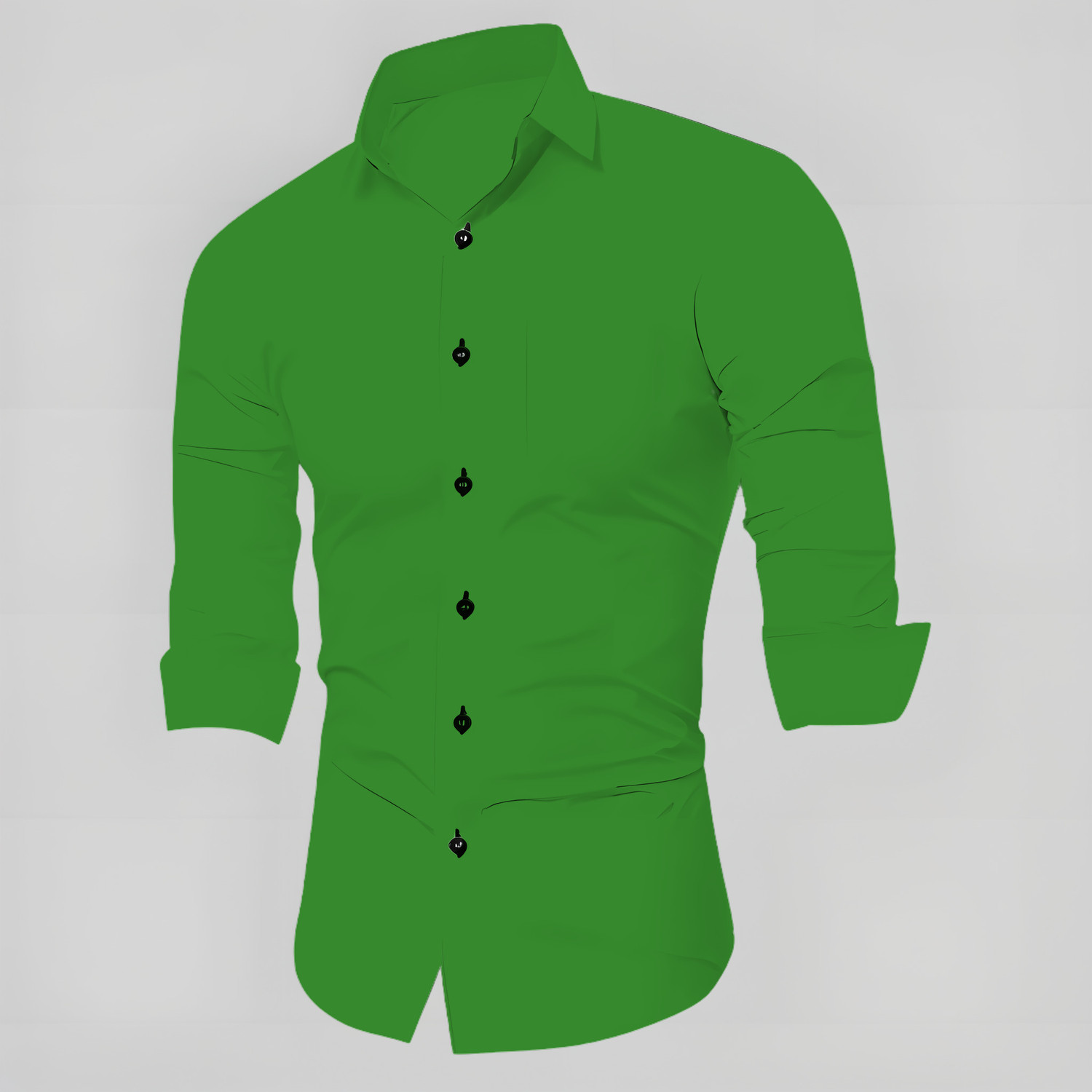 Image of ANKLAR Men Regular Fit Solid Spread Collar Casual Shirt (Pack of 2)