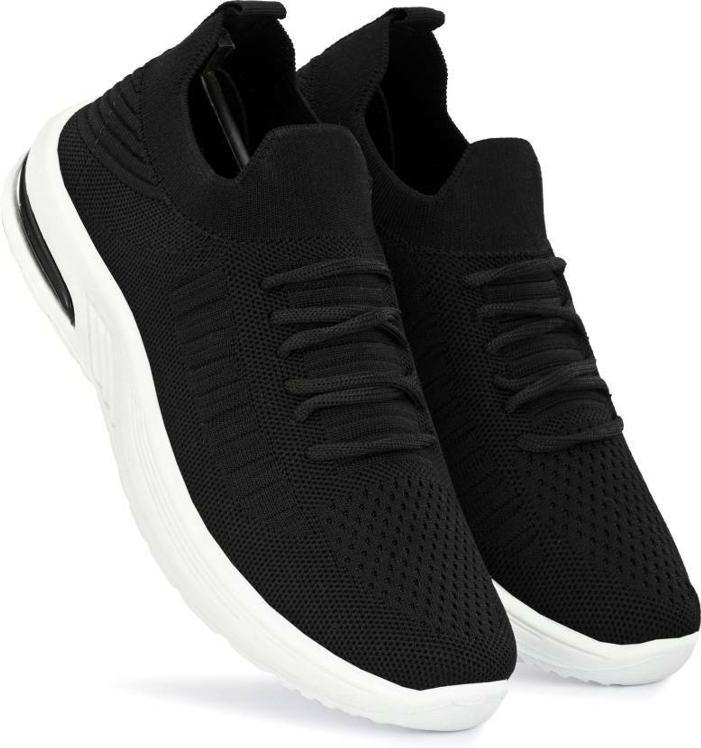 Image of Deals4you Sneakers For Women (White, Black , 3)