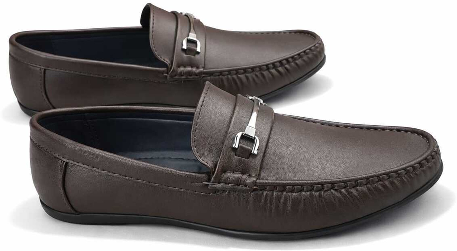 Image of house of common Loafers For Men (Brown , 6)