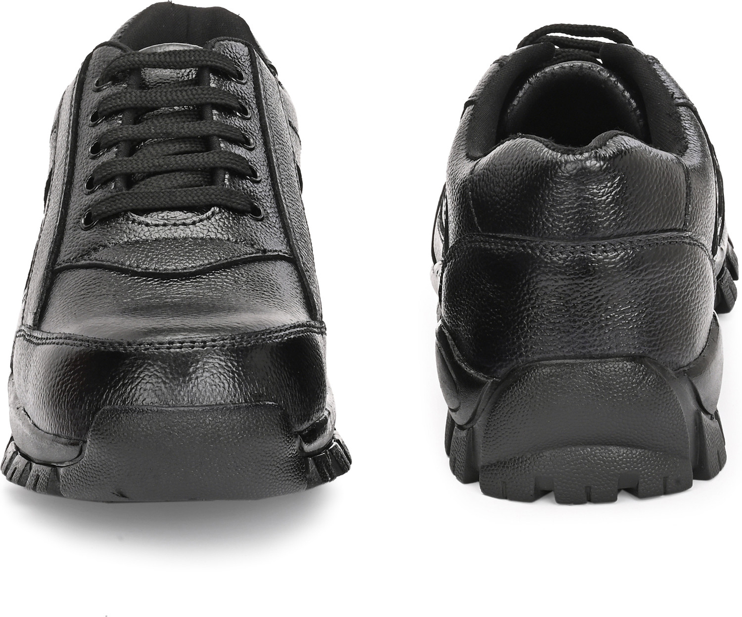 Image of WALKMORA Leather Shoes,Anti-Slip,Oil & Puncture Resistant,Boots for Construction &Factory Sneakers For Men (Black , 10)