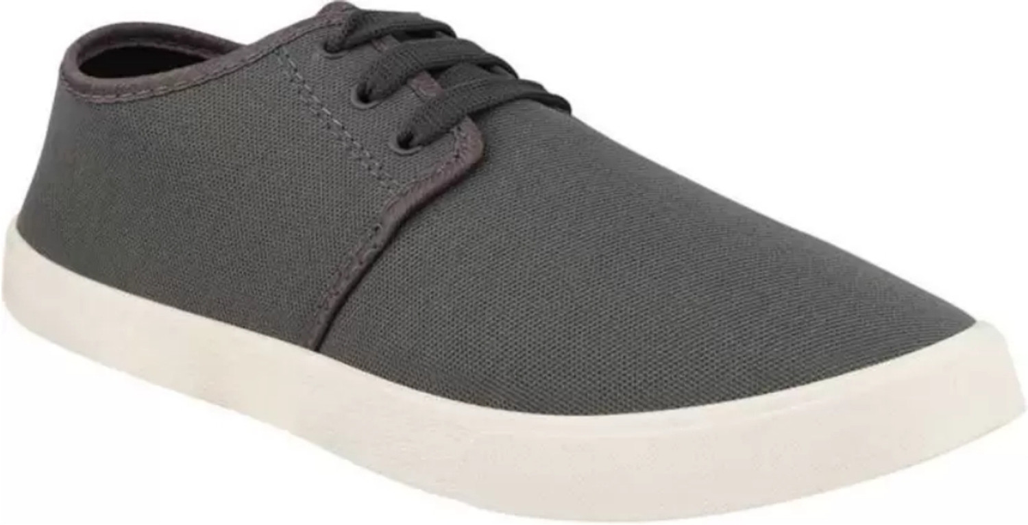 Image of JOOTIYAPA PREMIUM CANVAS SHOES FOR MEN Casuals For Men (Grey , 9)