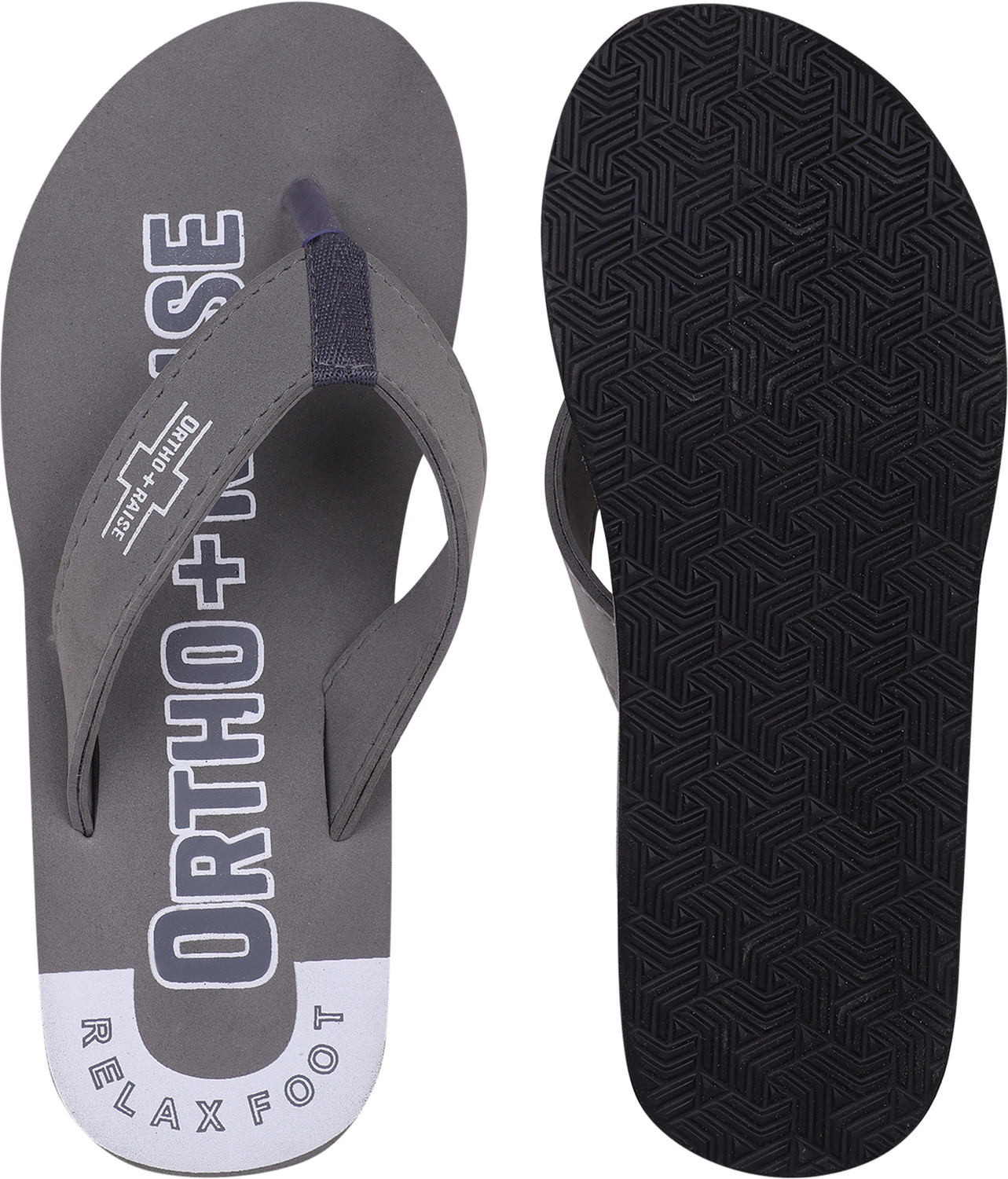 Image of ORTHORAISE Men Flip Flops (Grey , 8)