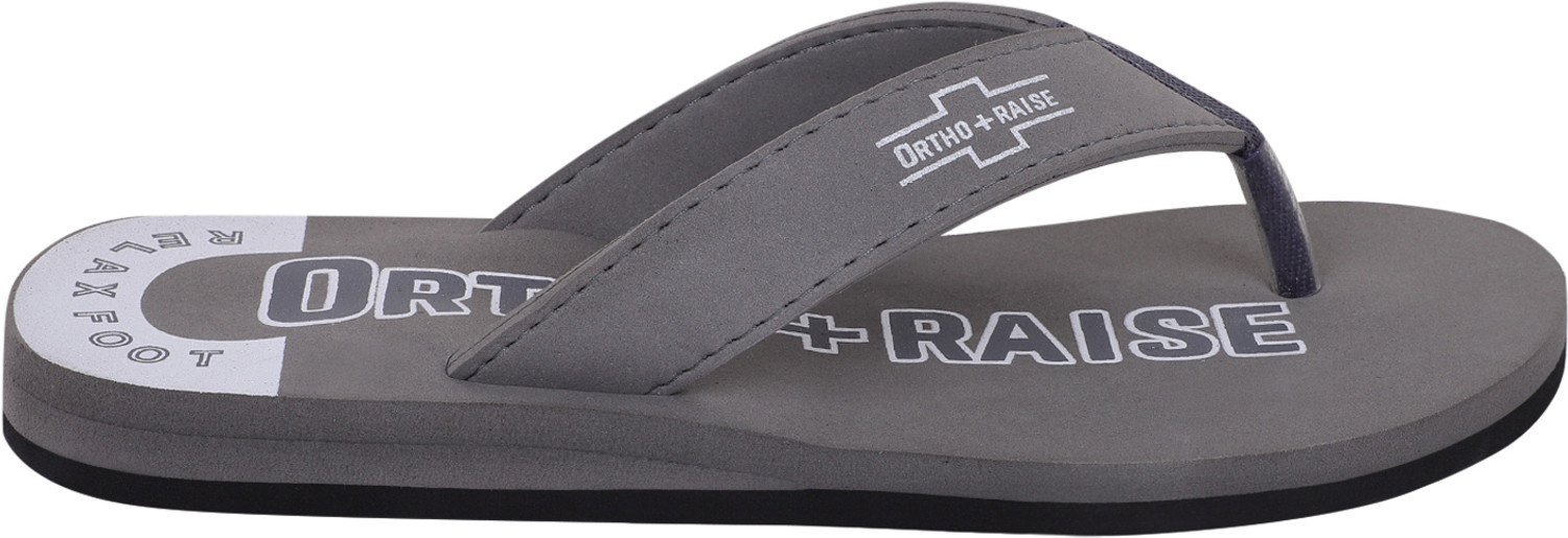 Image of ORTHORAISE Men Flip Flops (Grey , 8)