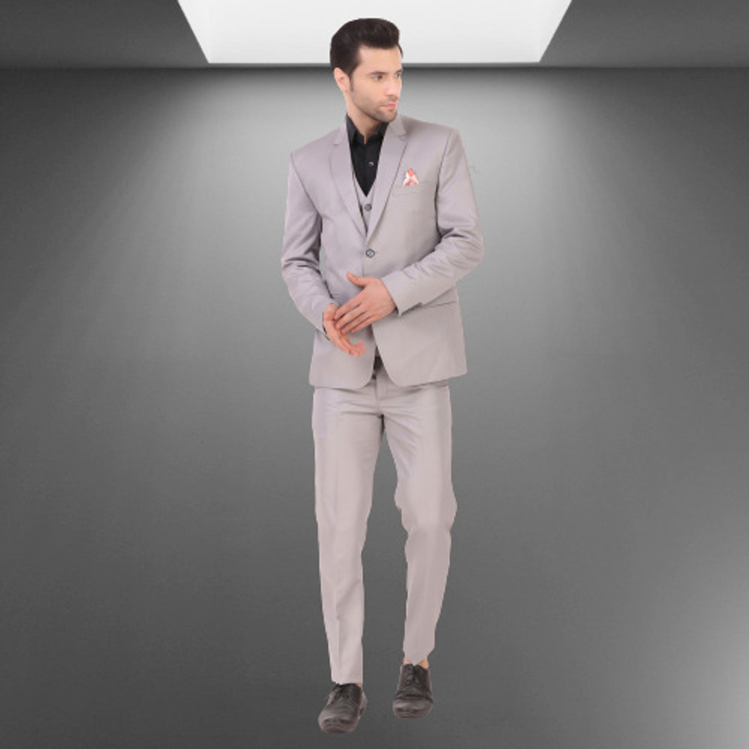 Crocks Club 3 PIECE SUIT SET COAT PAINT WAISTCOAT SET Solid Men